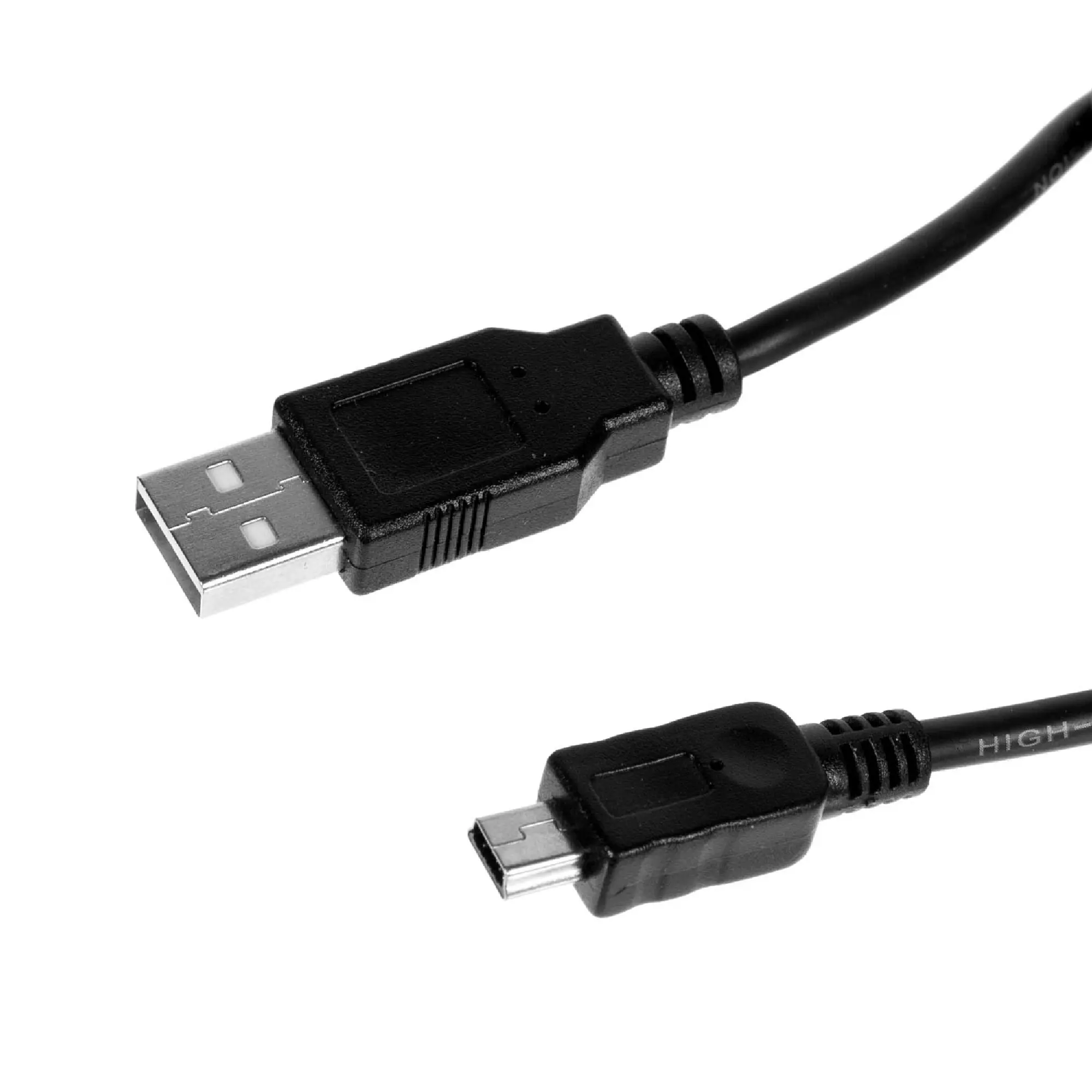 Кабель USB-miniUSB Oxion «Стандарт» 1 м, ПВХ/медь, цвет чёрный - 1
