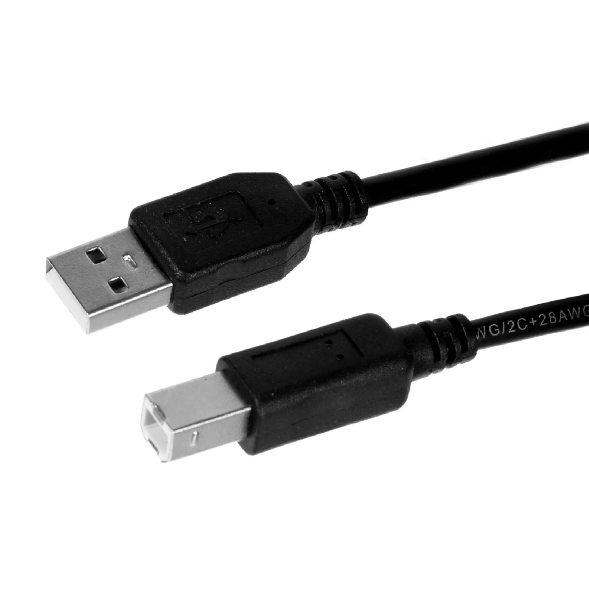 Кабель Oxion USB AM-BM 1.8 м цвет черный - 1
