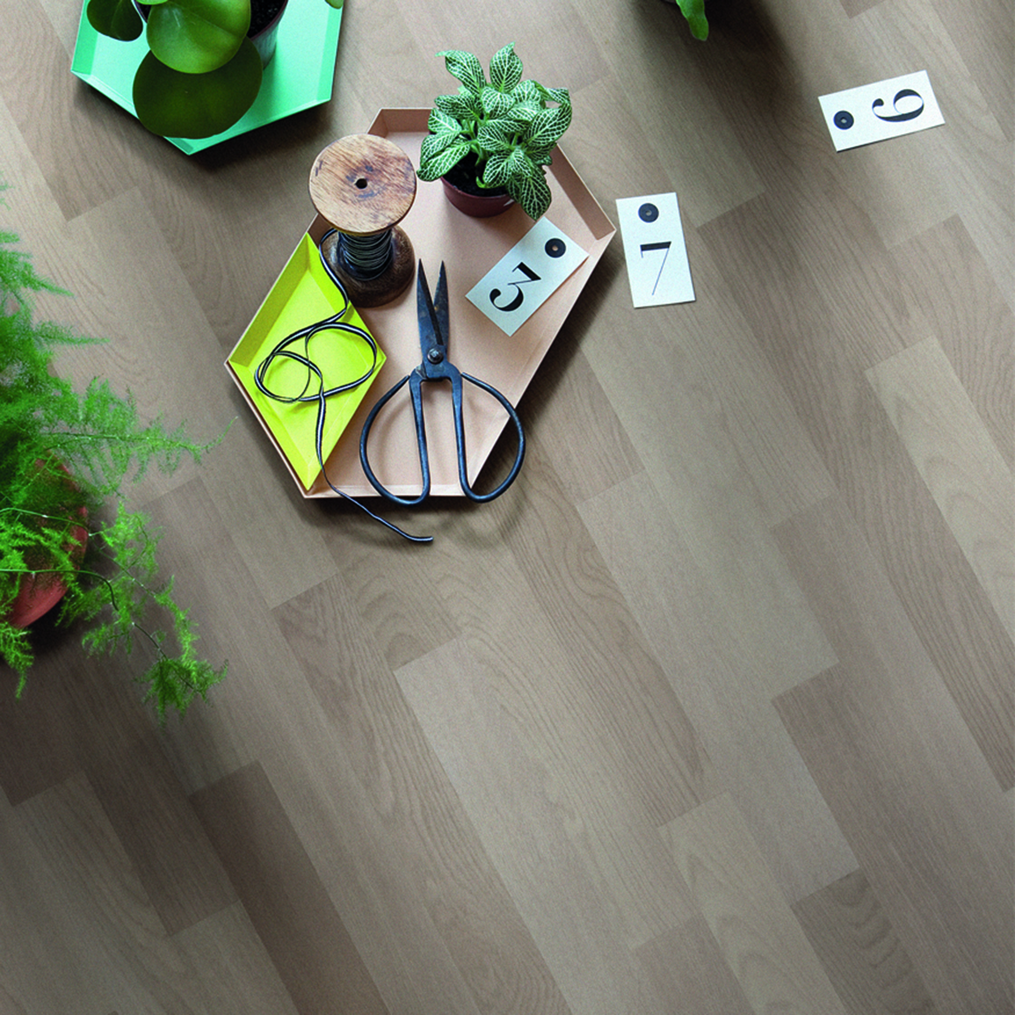 Изображение товара Линолеум Trend Dalton 7302 2.4 мм 3 м деревянный дизайн для жилых помещений