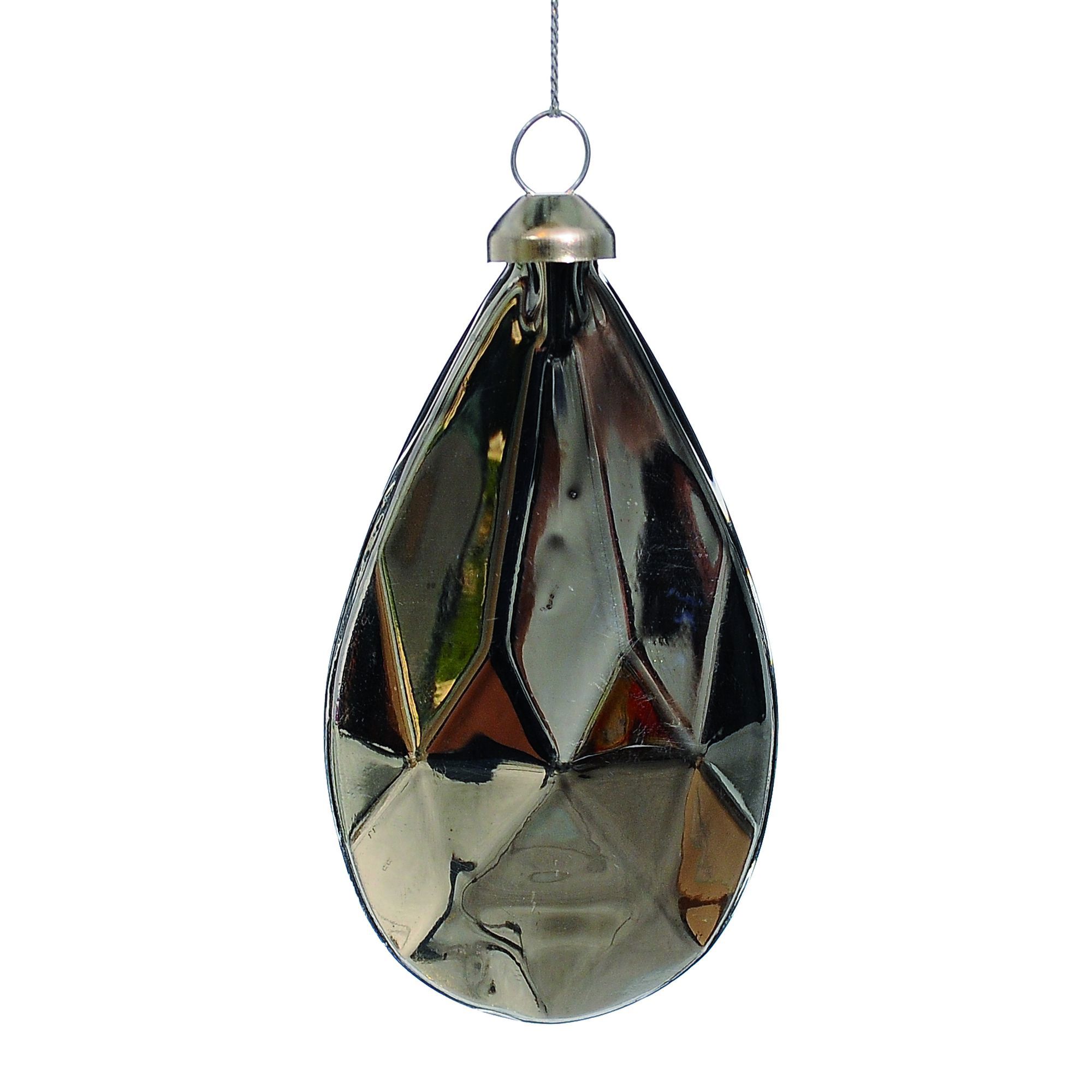 Изображение товара Ёлочное украшение Птичка серая - разноцветная елочная игрушка для новогоднего декора