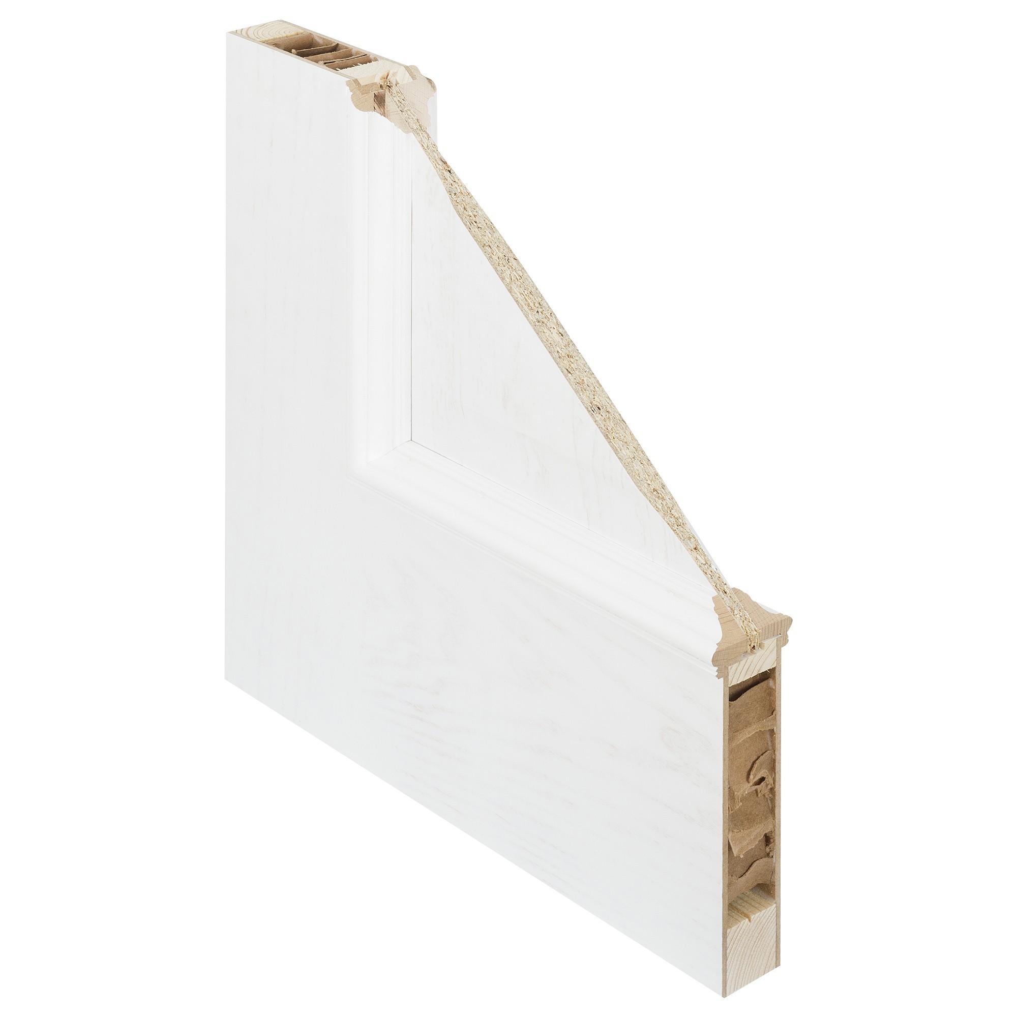 Изображение товара Дверь межкомнатная глухая Корона 80x200 см, шпон, цвет ясень