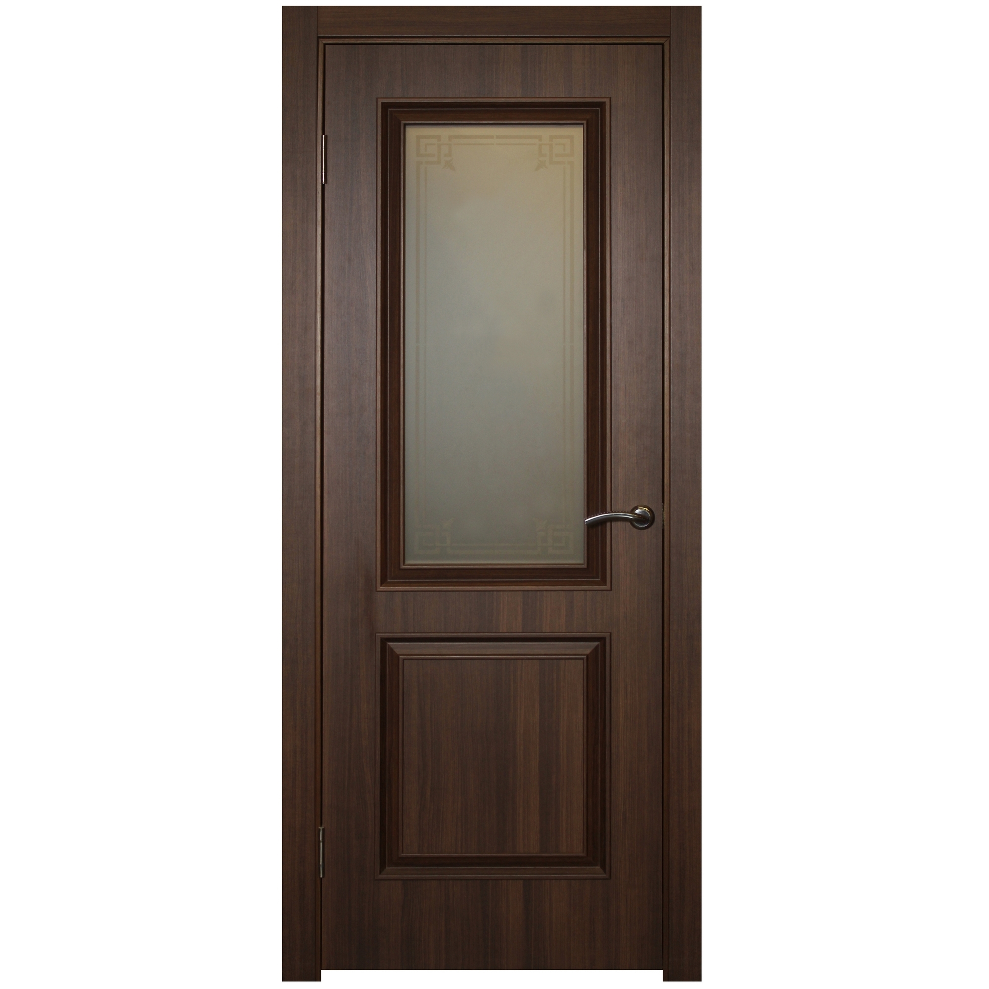 Изображение товара Дверь межкомнатная остеклённая Ventura 70x200 см, ПВХ, цвет золотой орех