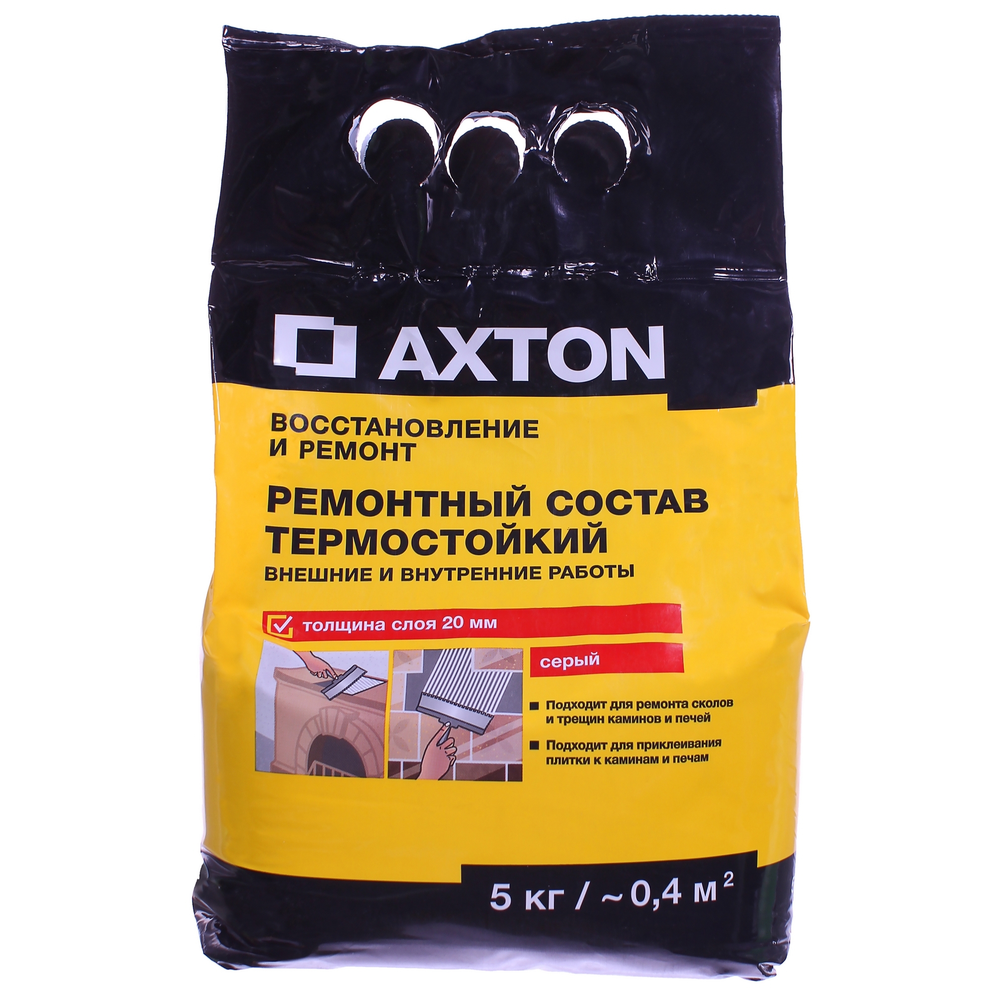 Изображение товара Ремонтный состав термостойкий Axton 5 кг