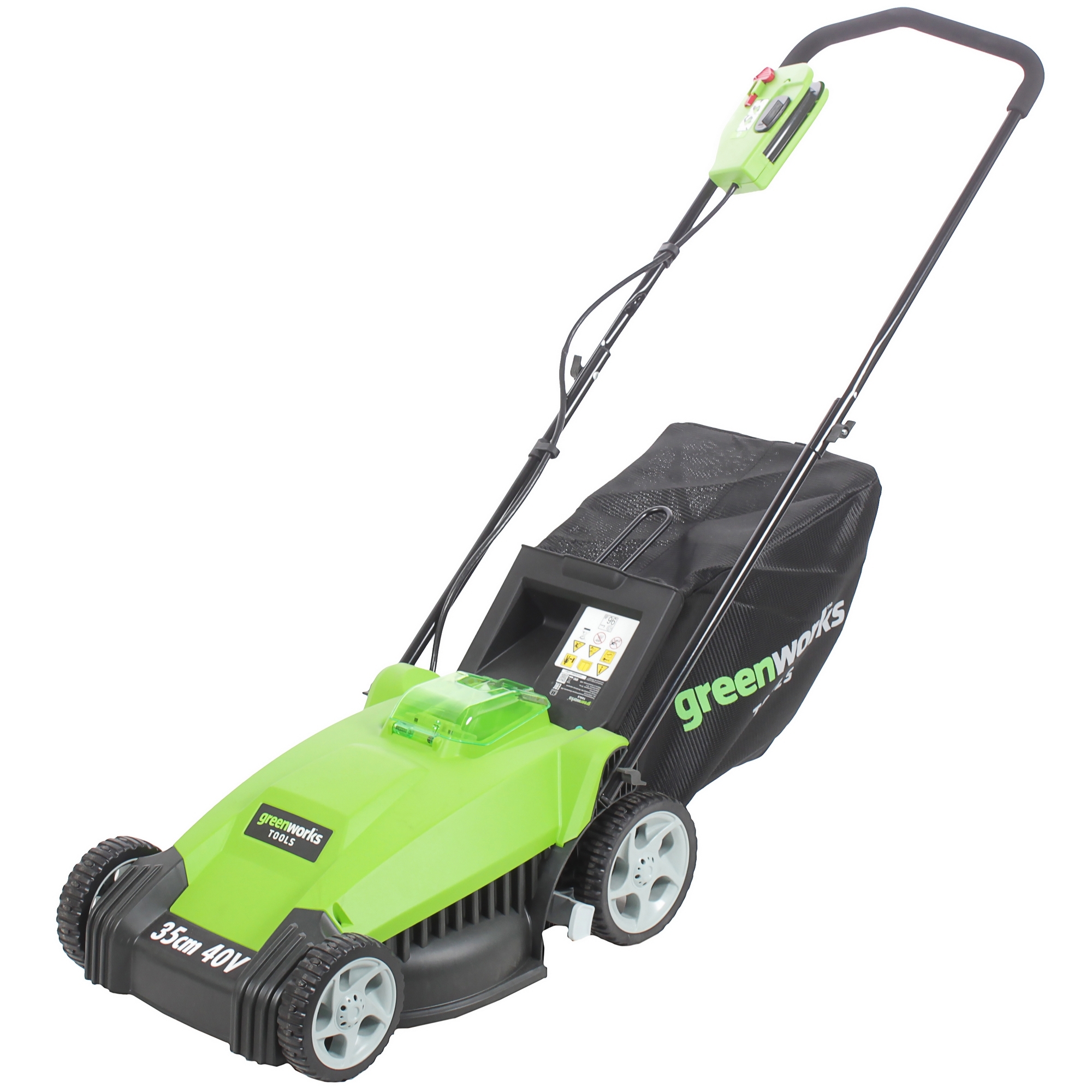 Изображение товара Газонокосилка аккумуляторная GreenWorks G40LM35 40 В 40 см АКБ и ЗУ не входит в комплект