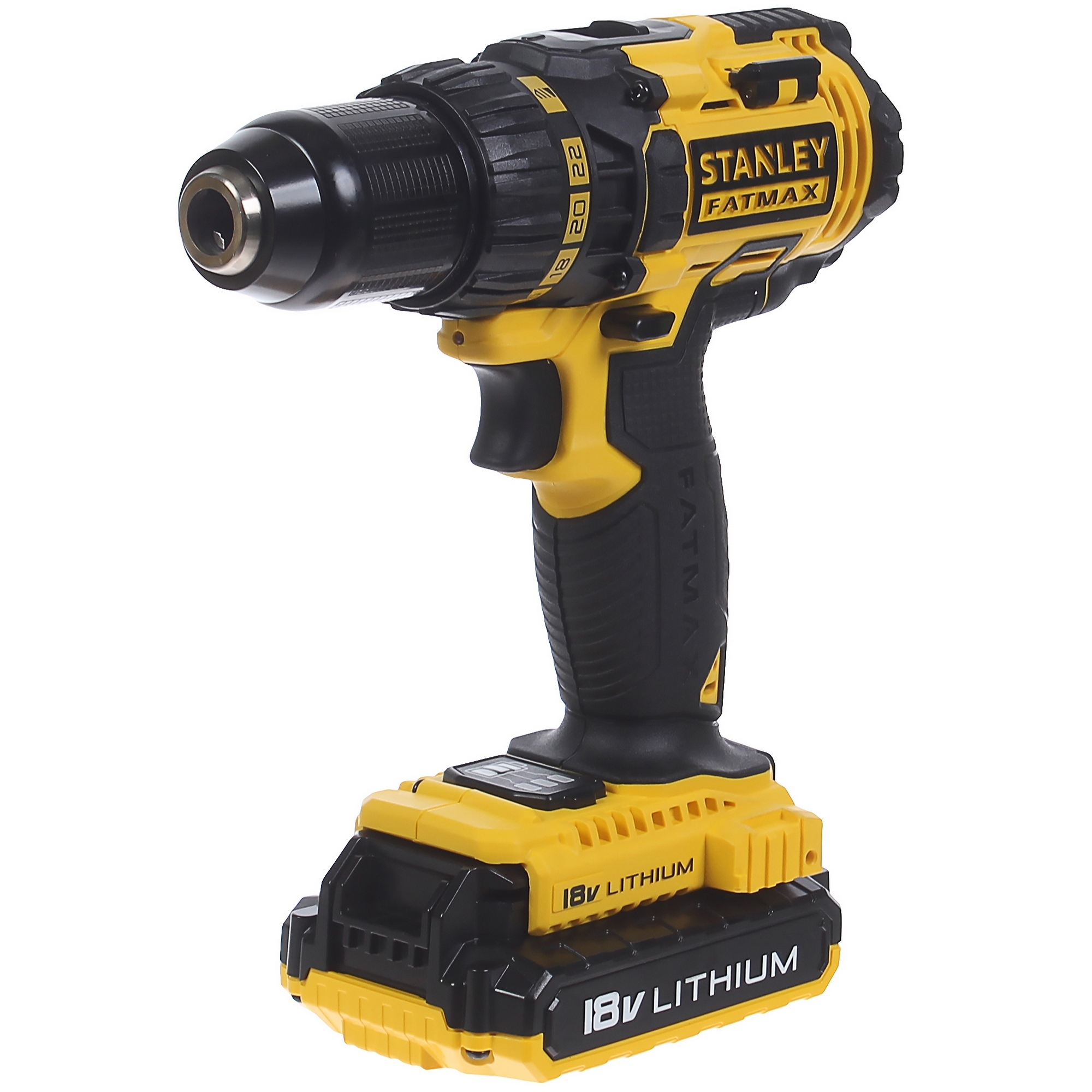 Изображение товара Шуруповерт аккумуляторный Stanley Fatmax FMC600D2, 18 В Li-ion 2х2 Ач