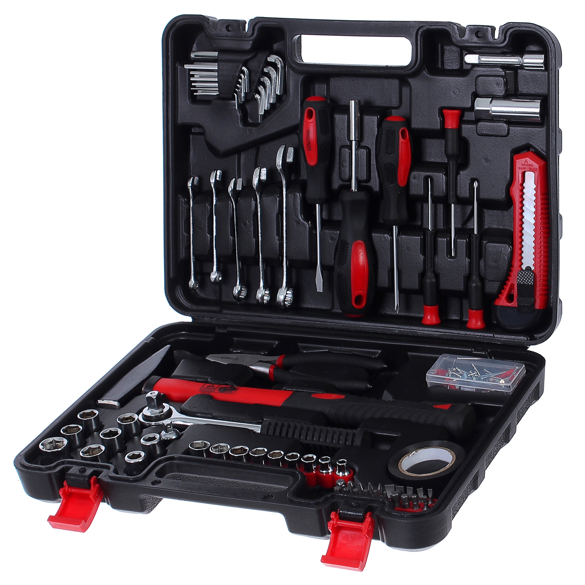 Изображение товара Набор инструментов XM2017ZT151 151 предмет с кейсом, сталь, Китай