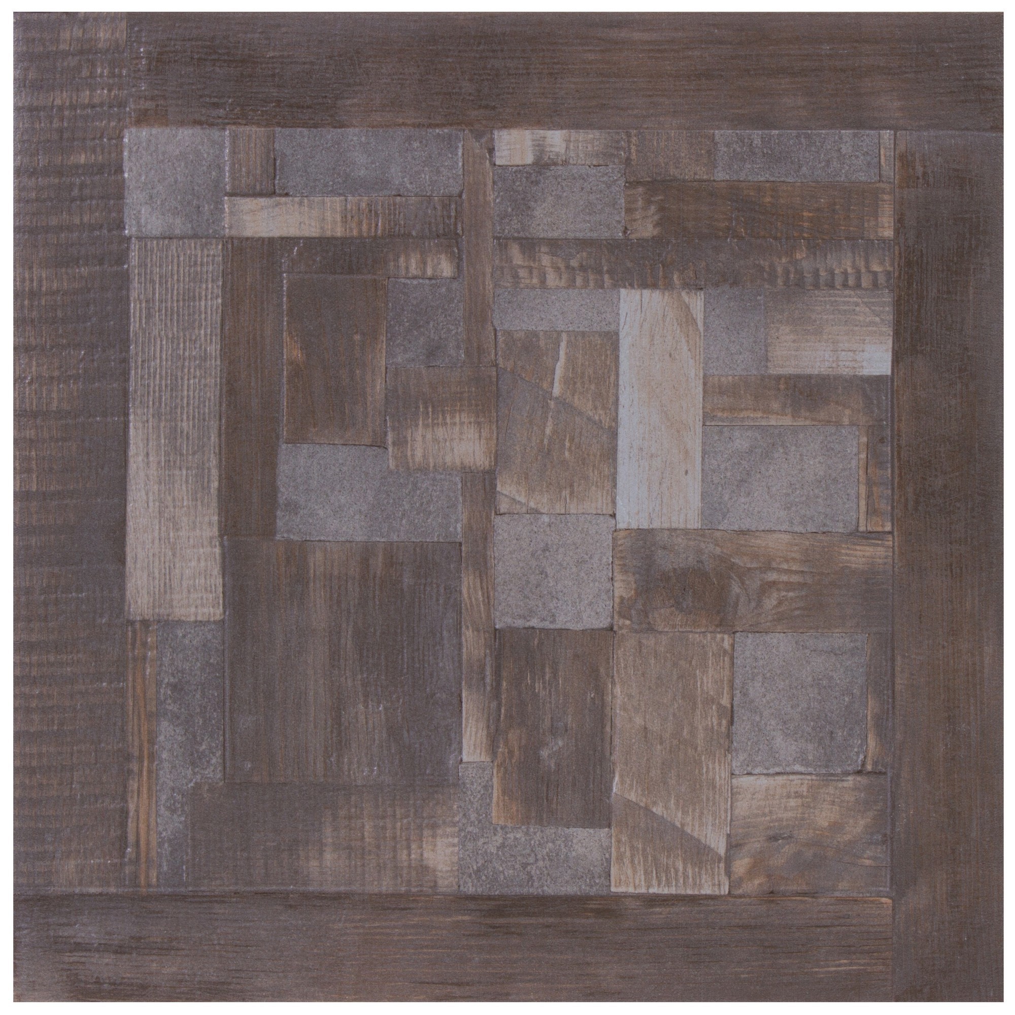 Изображение товара Напольная керамическая плитка Эдда 41.8х41.8 см, дизайн под дерево