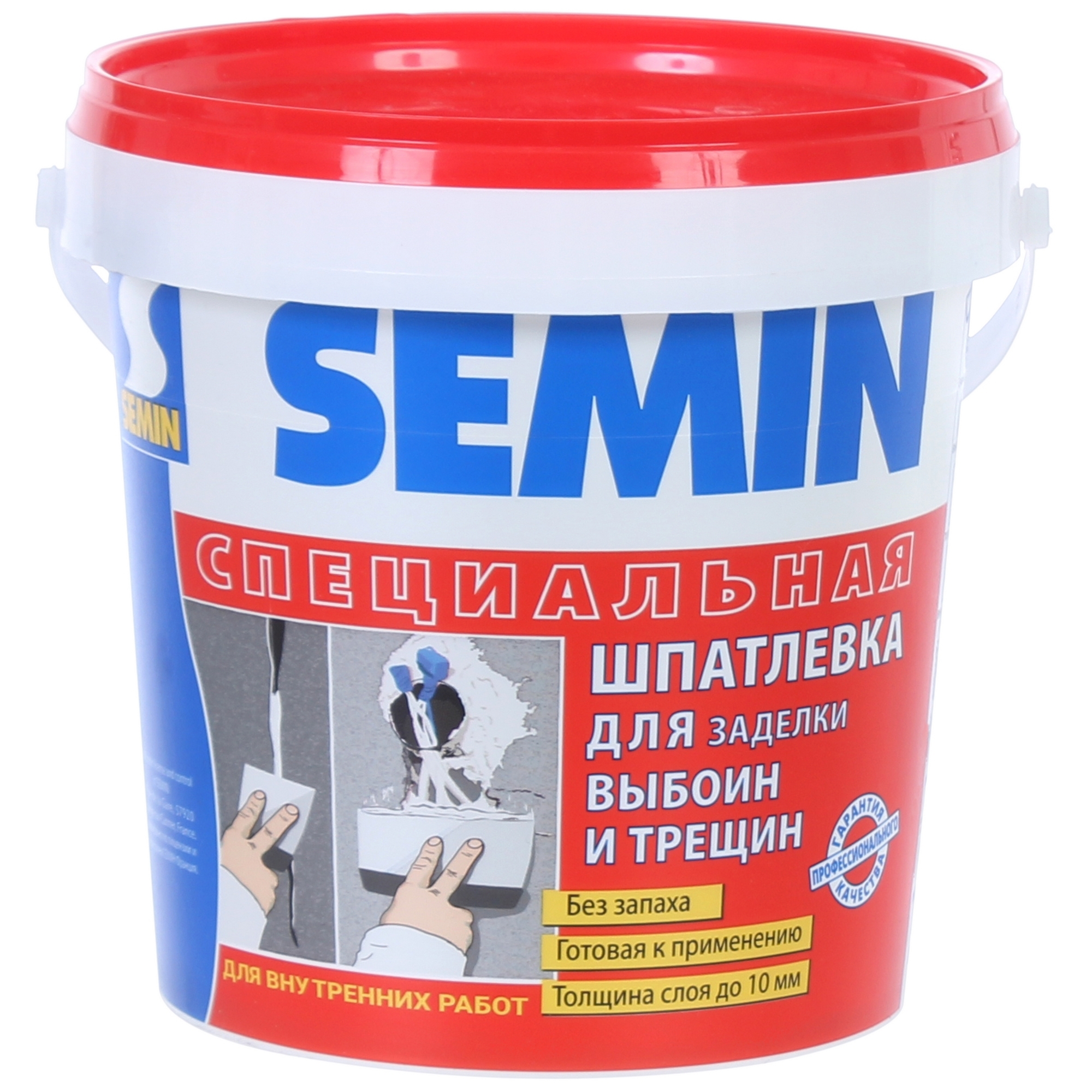 Изображение товара Шпатлевка для выбоин трещин Semin 1.5 кг