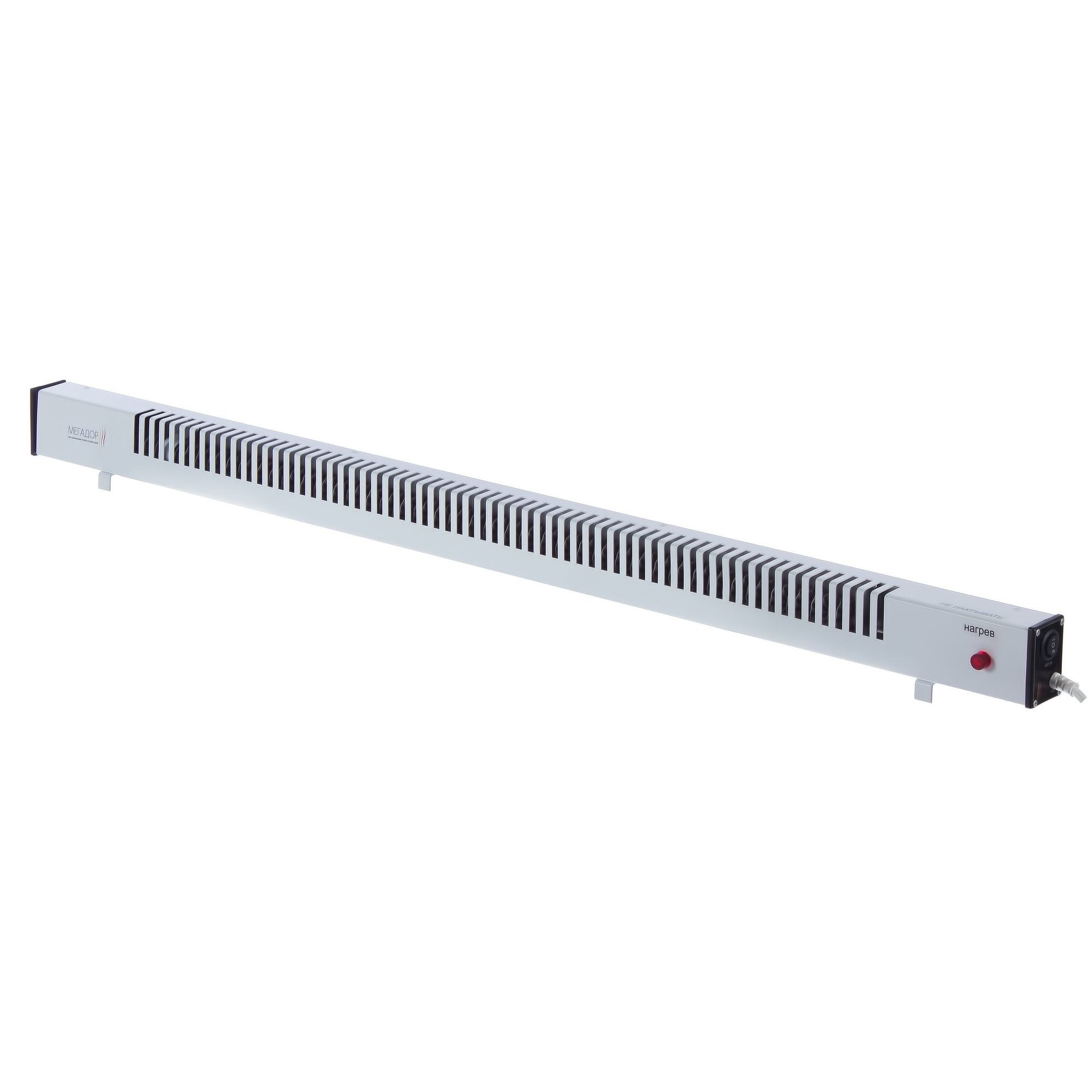 Изображение товара Электрический конвектор Мегадор MF100WR правый 400 Вт белый для обогрева помещений