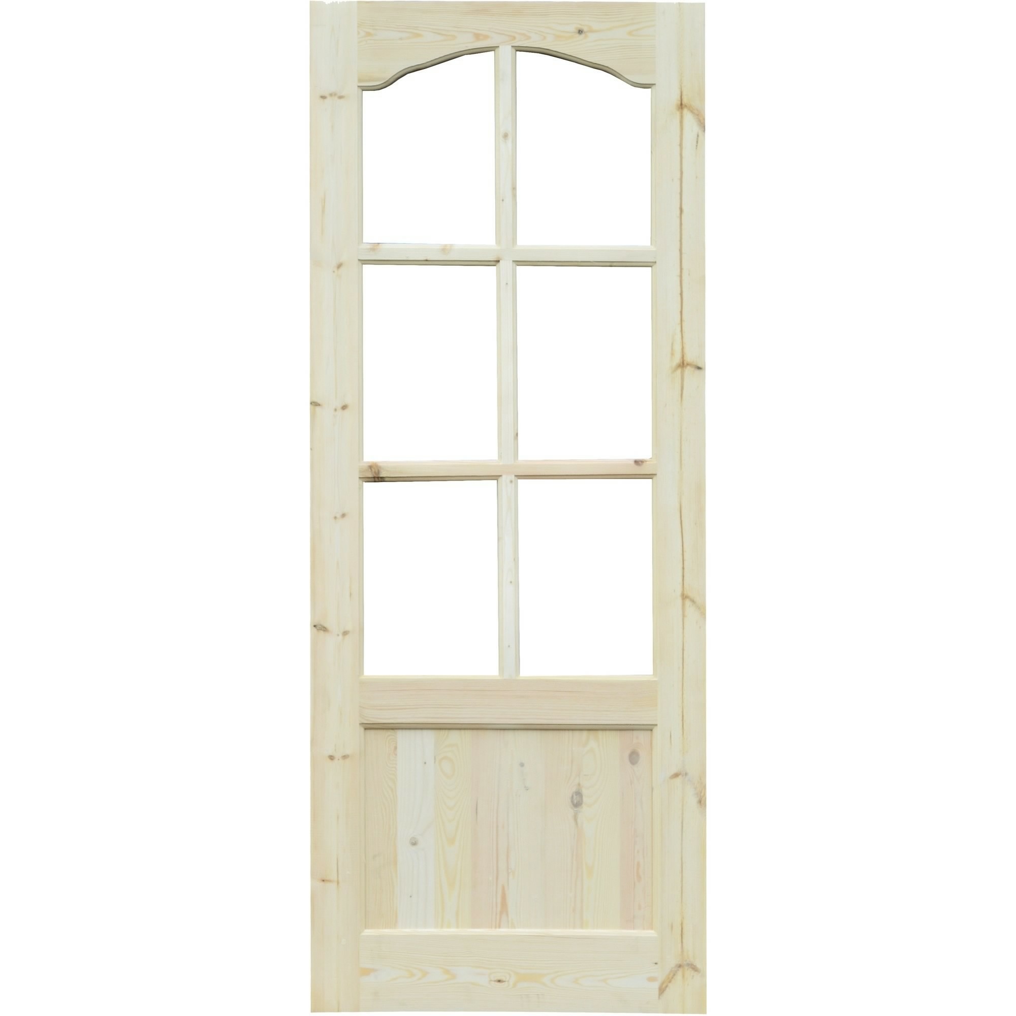 Изображение товара Дверное полотно Арочное светлый натуральный 60x200 см