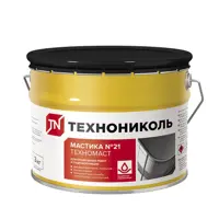Изображение товара Мастика гидроизоляционная Технониколь №21 Техномаст 3 кг для кровли и водыизоляции Изображение товара Мастика гидроизоляционная Технониколь №21 Техномаст 3 кг для кровли и водыизоляции
