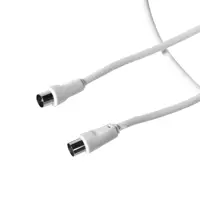 Изображение товара Удлинитель антенный штекер-штекер 10 м белый для телевизора и спутниковых антенн Изображение товара Удлинитель антенный штекер-штекер 10 м белый для телевизора и спутниковых антенн