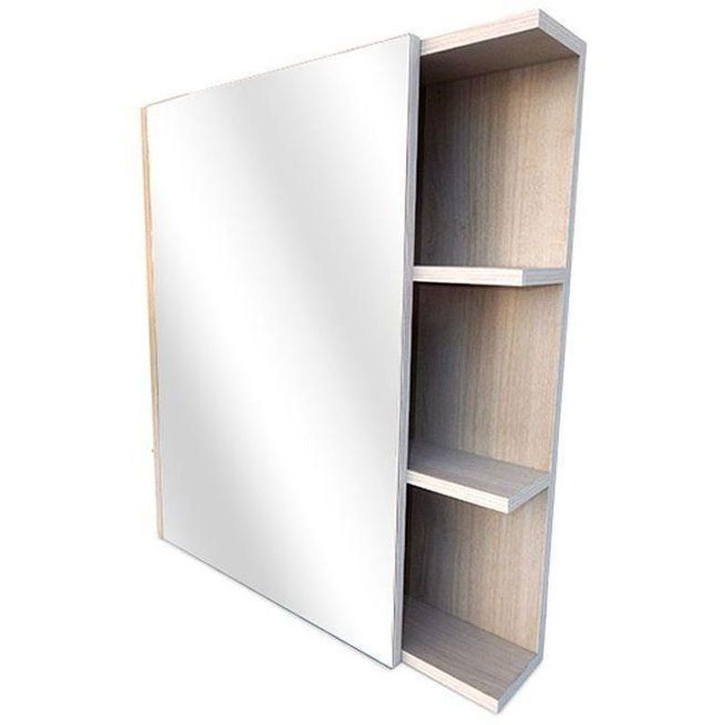 Изображение товара Шкаф зеркальный «Леон» 55 см цвет венге
