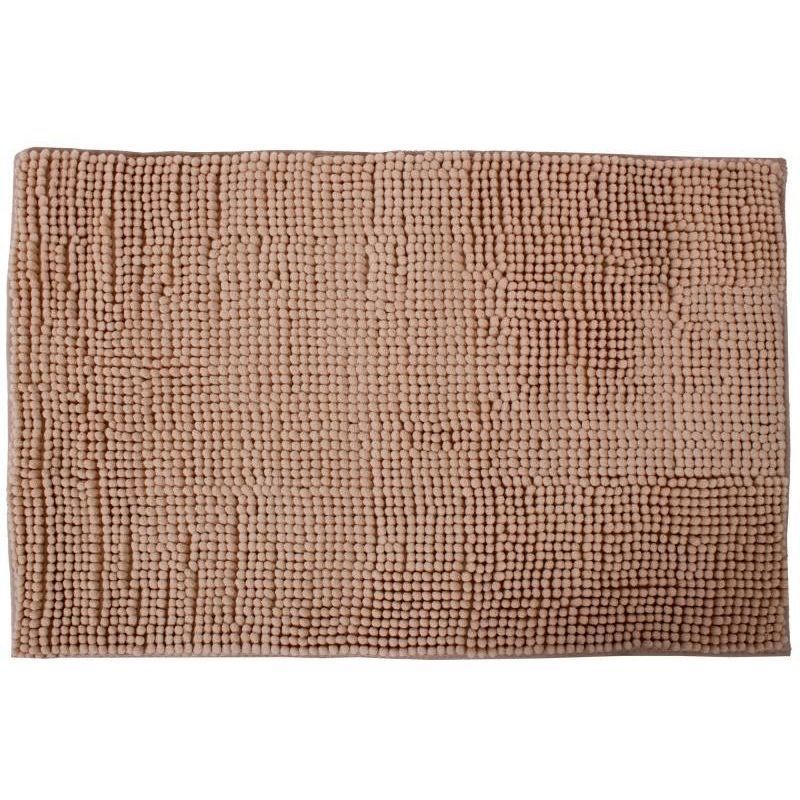 Изображение товара Коврик для ванной Merci 45x70 см бежевый противоскользящий из полиэстера