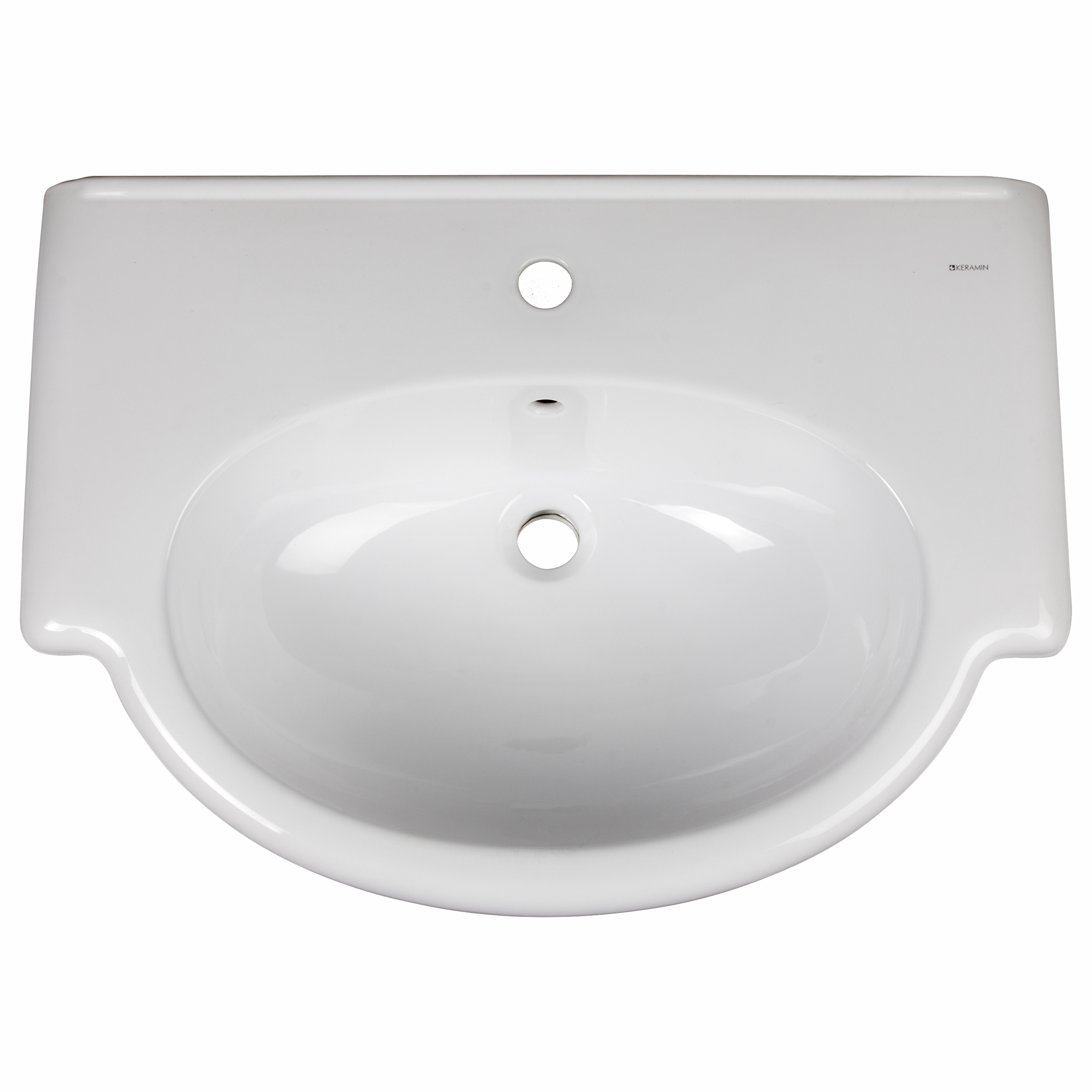 Изображение товара Раковина "Престиж", для тумбы, прямоугольная, 70х52х25 см, фаянс, цвет белый