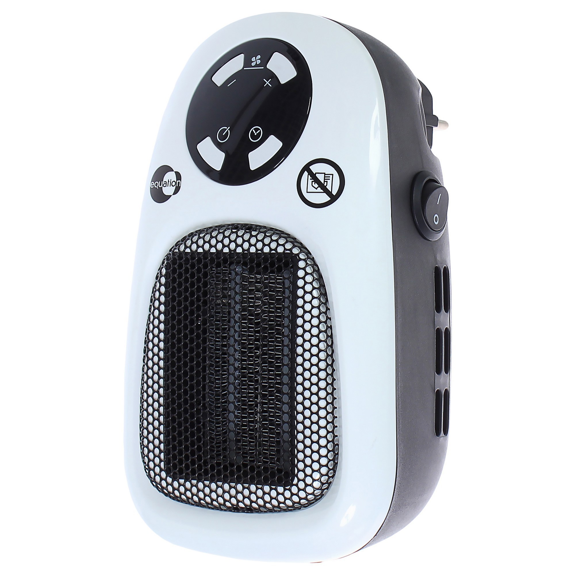 Изображение товара Керамический электрический тепловентилятор Equation 500 Вт с механическим термостатом