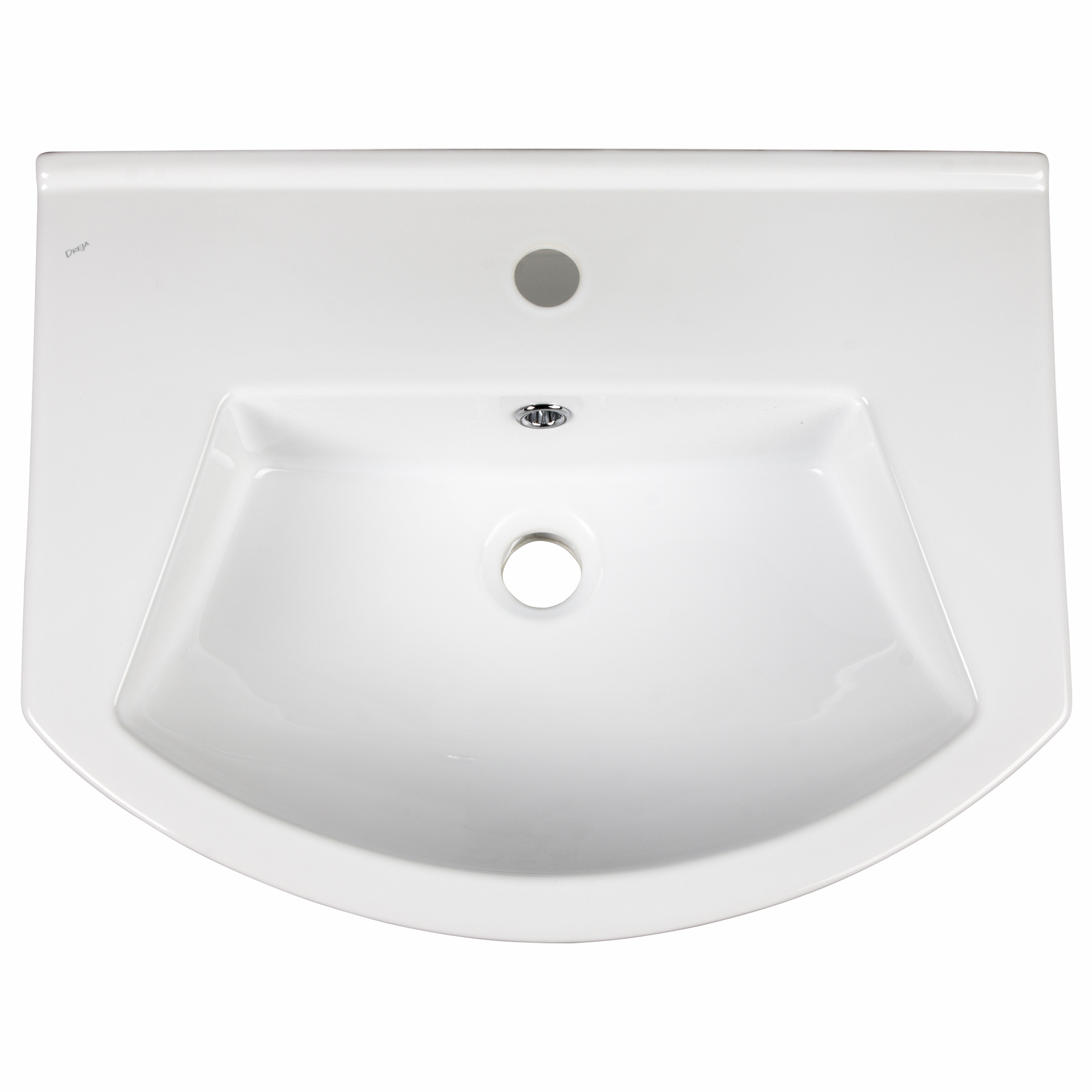 Изображение товара Раковина "Лидия 55", для тумбы, овальная, 48х61х20 см, фаянс, цвет белый