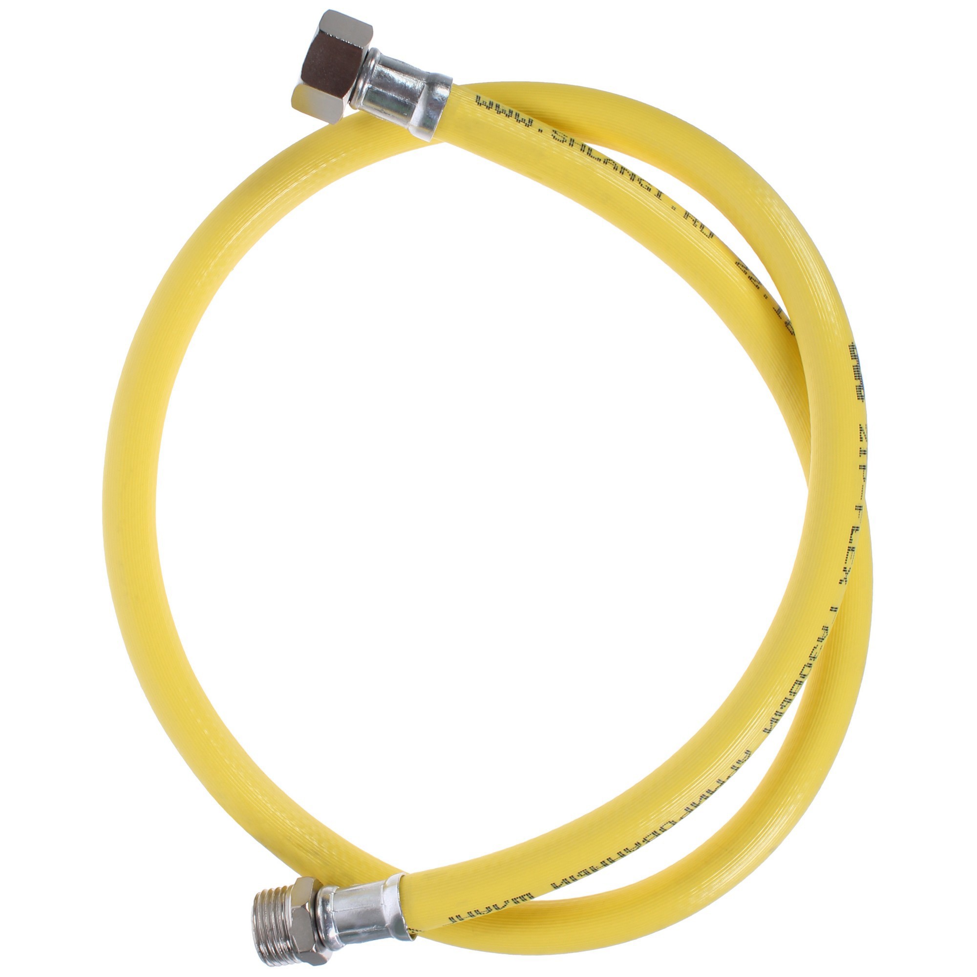 Изображение товара Гибкая подводка для газа армированная 1/2" гайка-штуцер 100 см