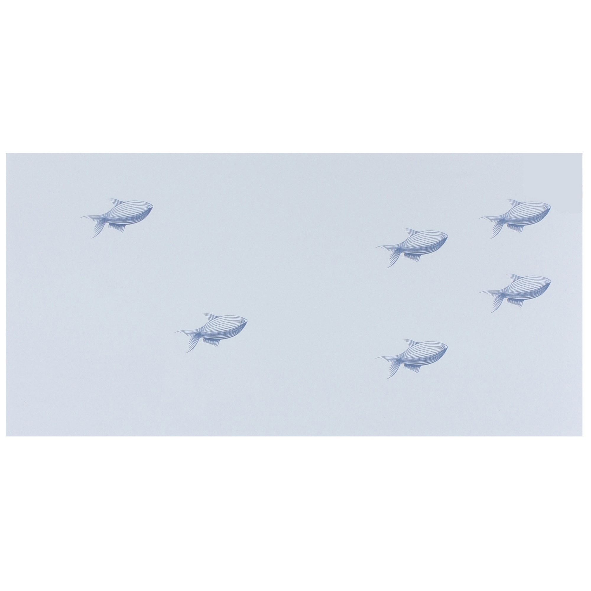 Изображение товара Декор Марис Рыбки 30х60 см белая плитка для стен ванной и кухни