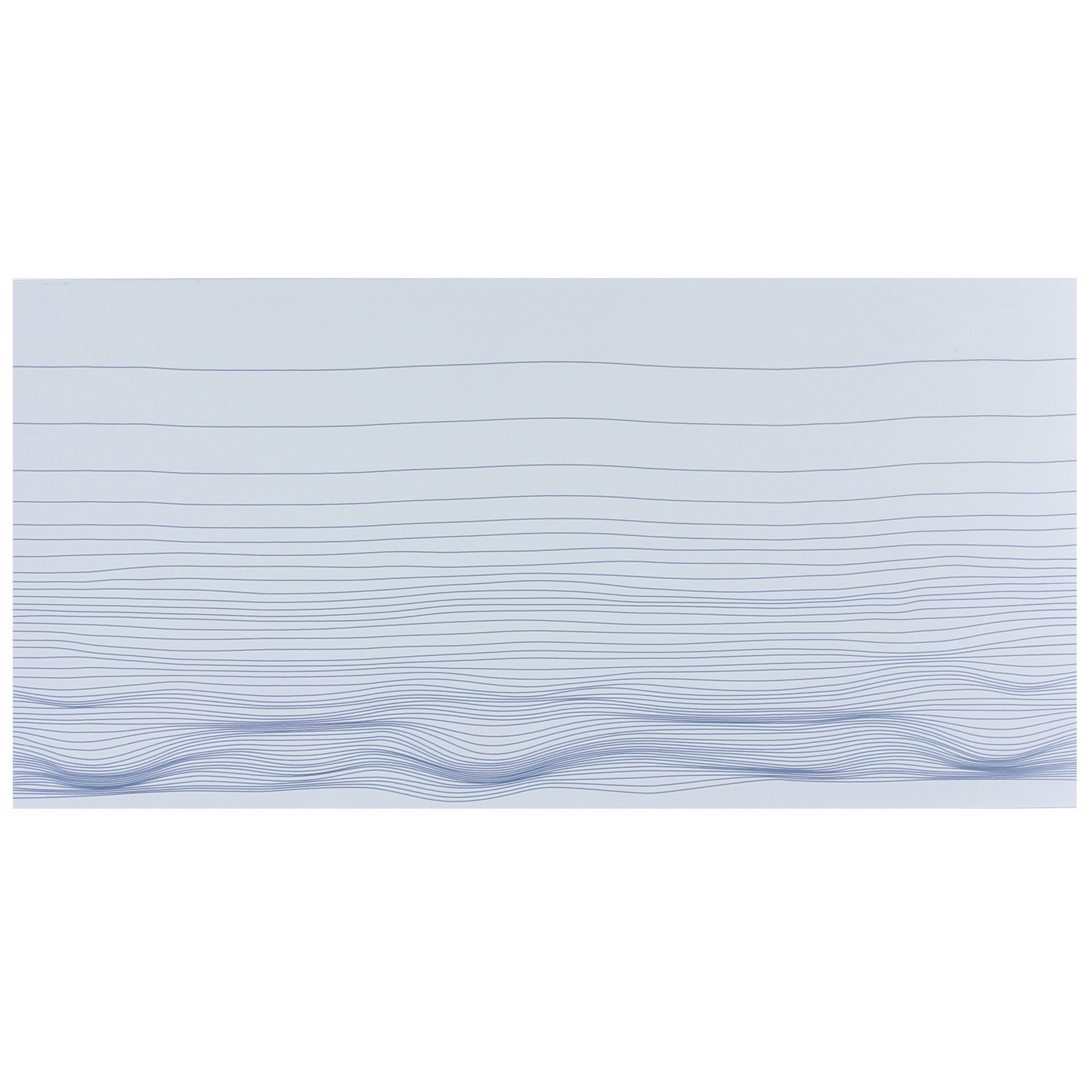 Изображение товара Декор Марис Волны 30x60 см белый для ванной и кухни