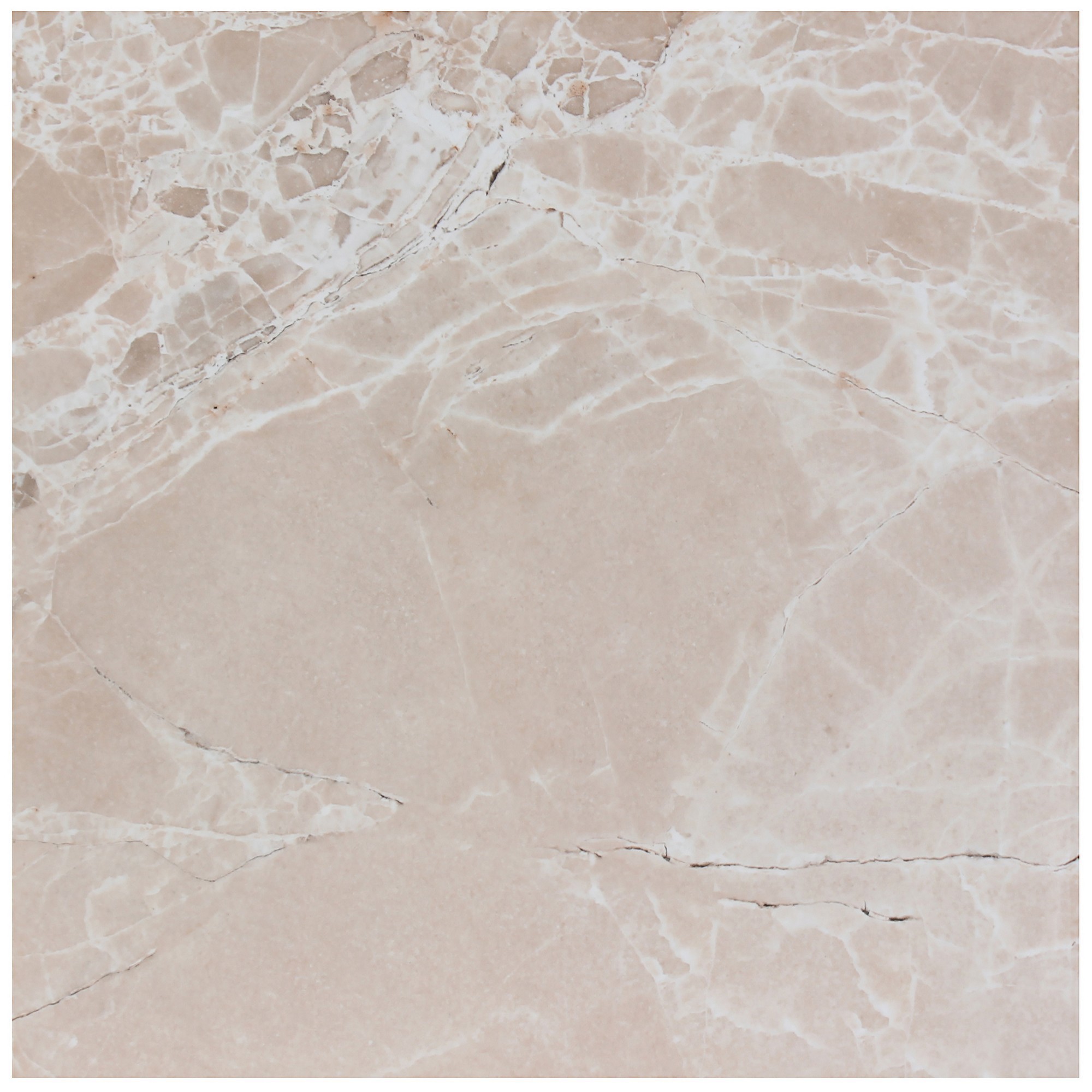 Изображение товара Керамогранит Maronne 40x40 см светло-бежевый мрамор глянец Россия