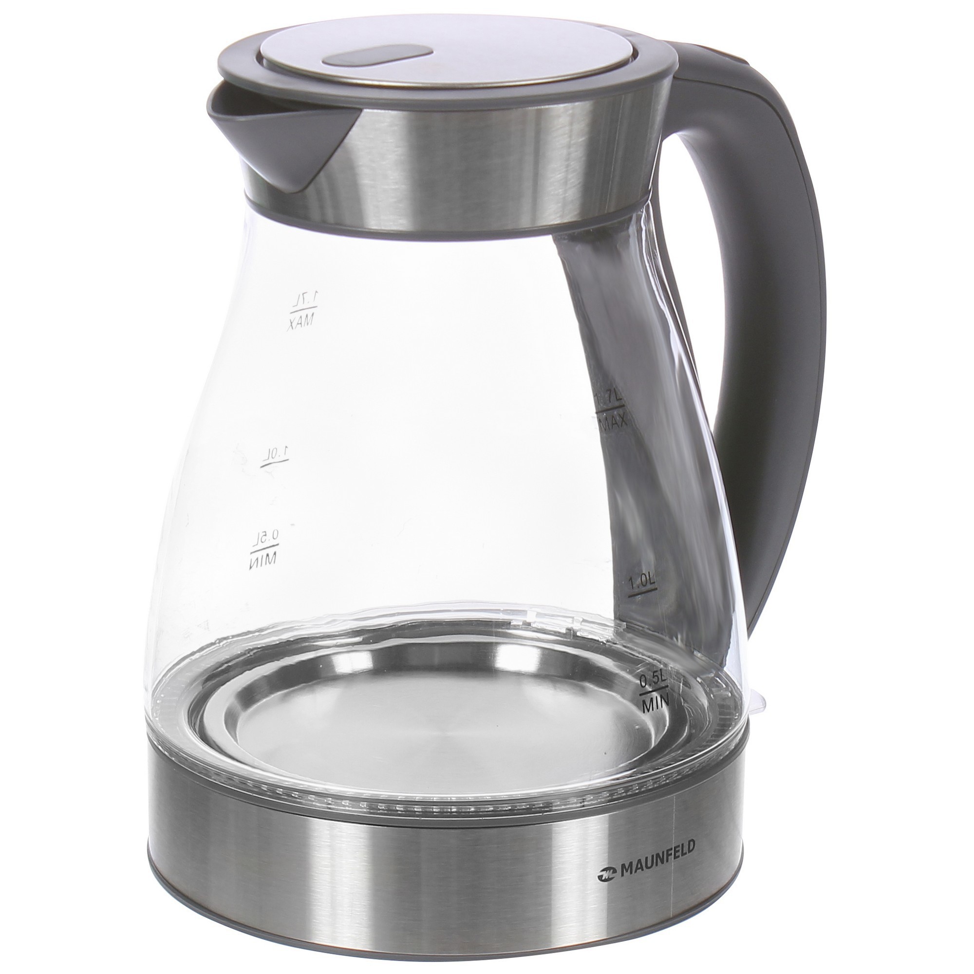 Изображение товара Чайник электрический MAUNFELD MFK-634G.SP, 1.7 л, 2200 Вт, стеклянный
