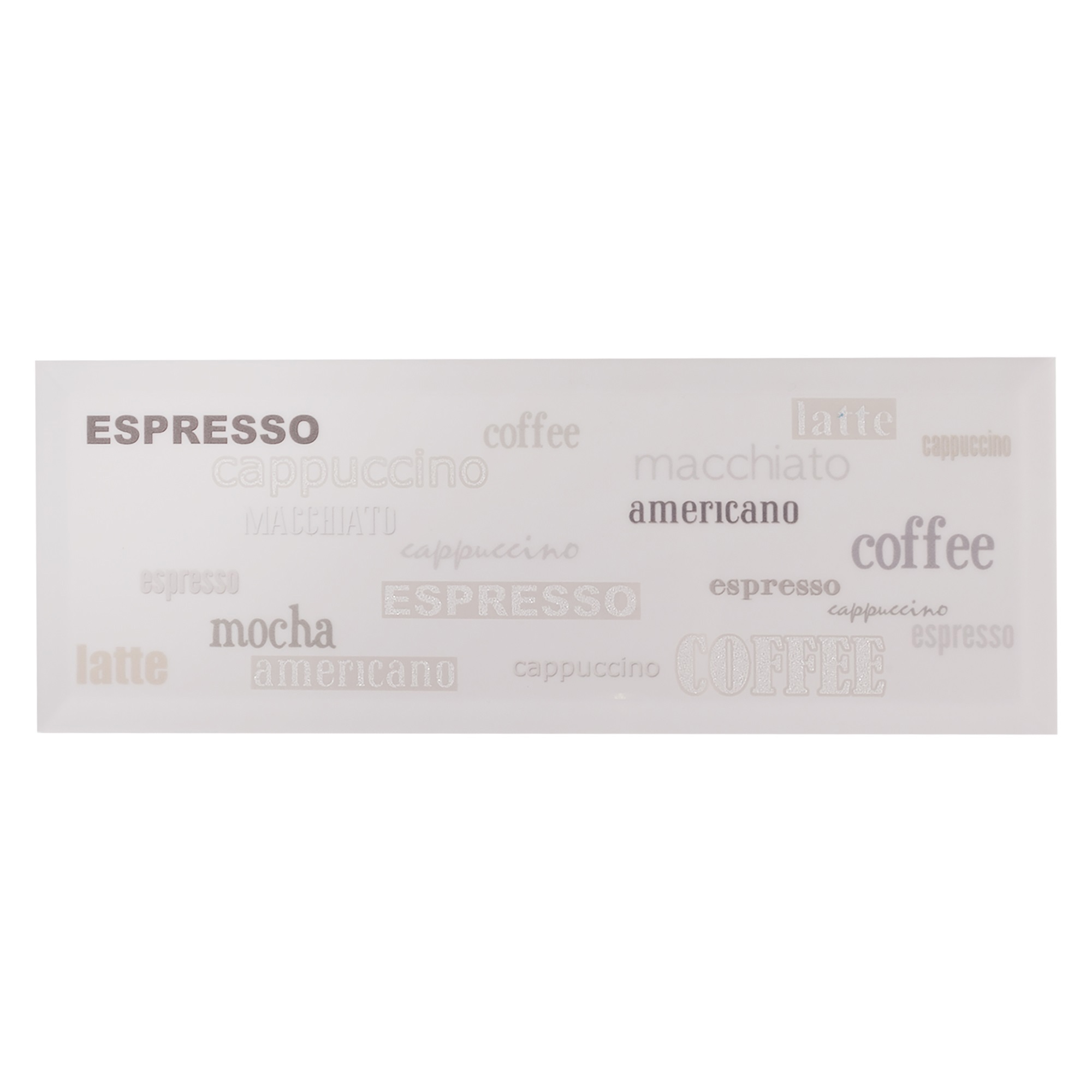 Изображение товара Декор Bingo IC слова 40x15 см белого цвета для ванной и кухни