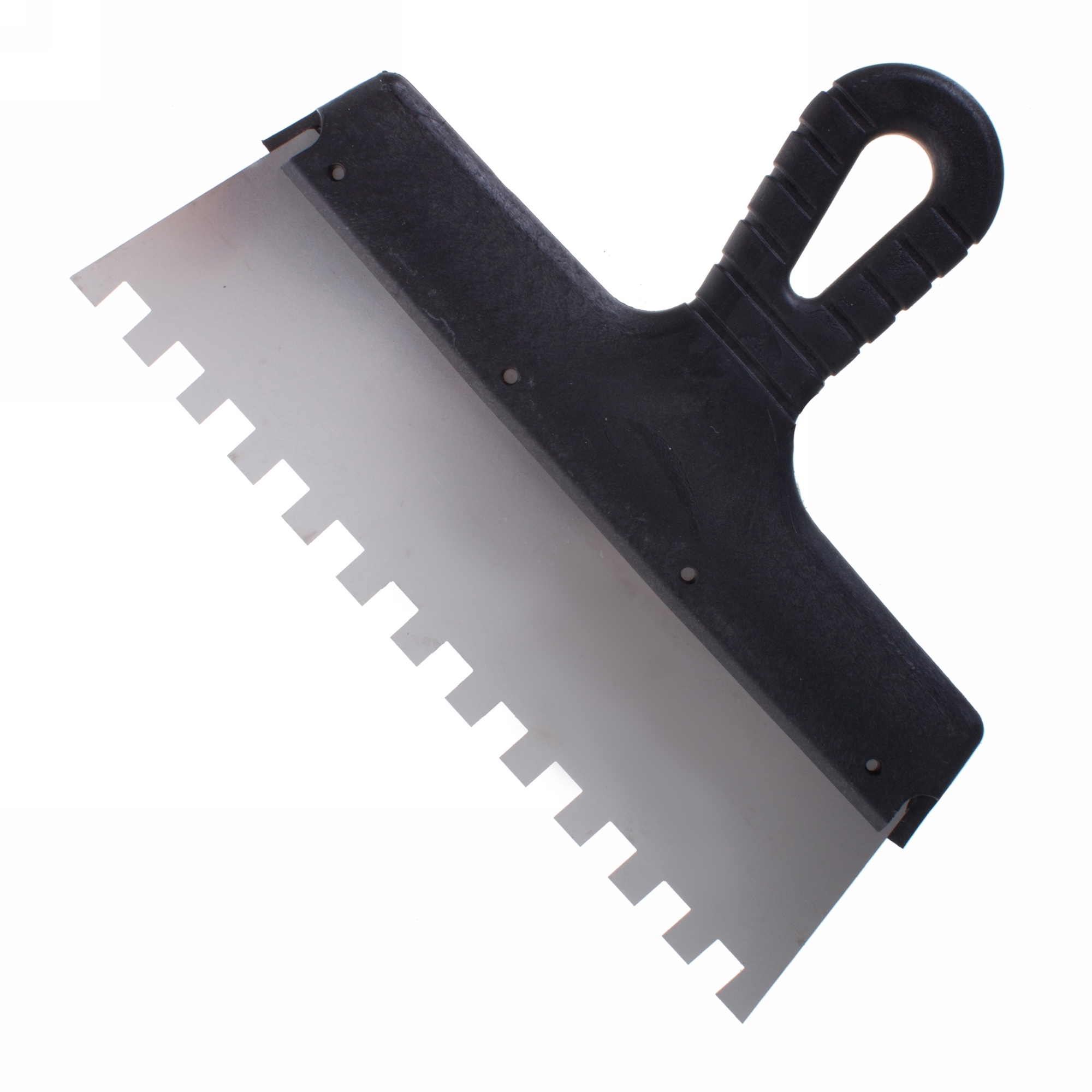 Изображение товара Шпатель зубчатый Интек 10103-250-010 250 мм из нержавеющей стали