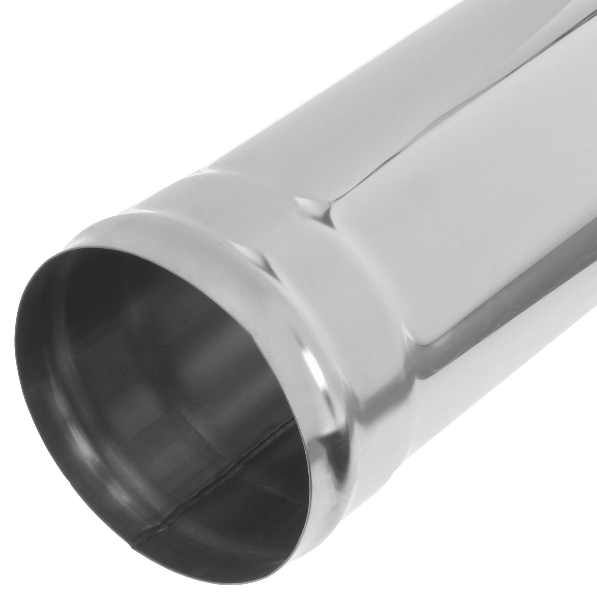 Изображение товара Дымоход Corax 0.5 м 430/0.8 мм D150 мм нержавеющая сталь Россия