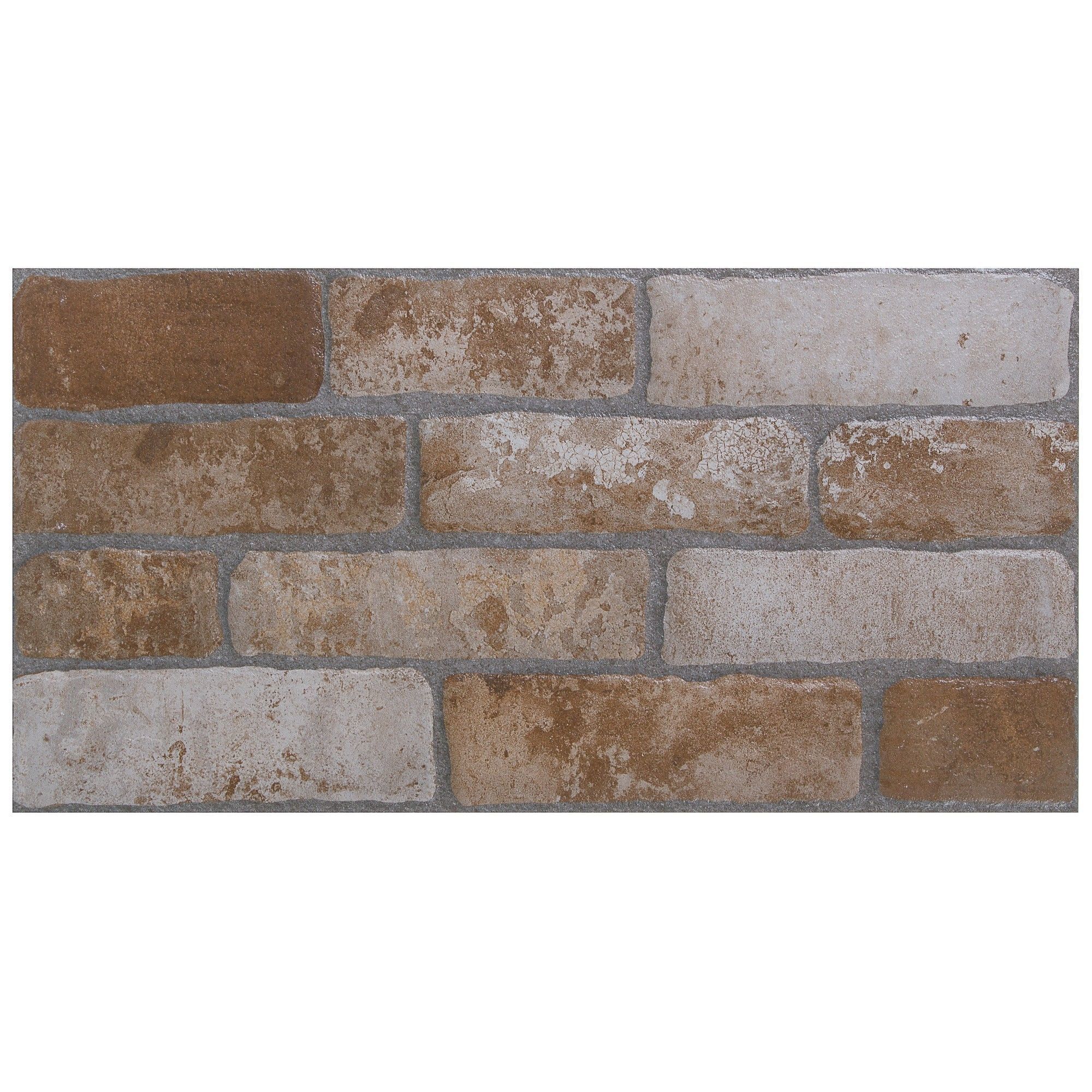 Изображение товара Керамогранит Kerama Marazzi Кампалто 30х60 см коричневый рельефный для пола и стен