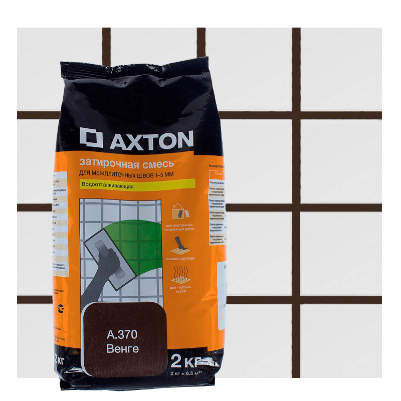 Изображение товара Затирка цементная Axton А.370 2 кг цвет венге