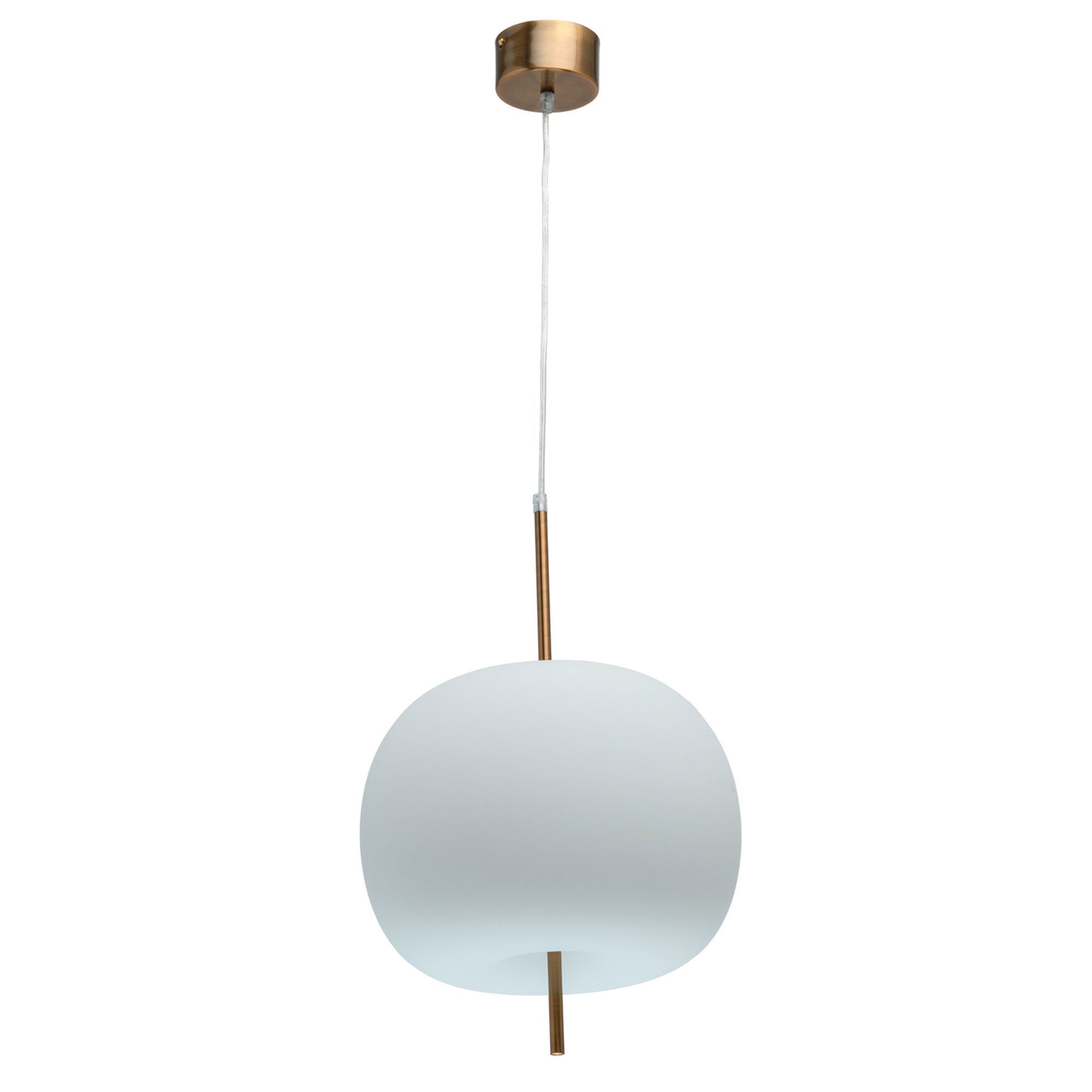 Изображение товара Люстра подвесная светодиодная «Ауксис», 5.4 м2, теплый белый свет, цвет античная бронза