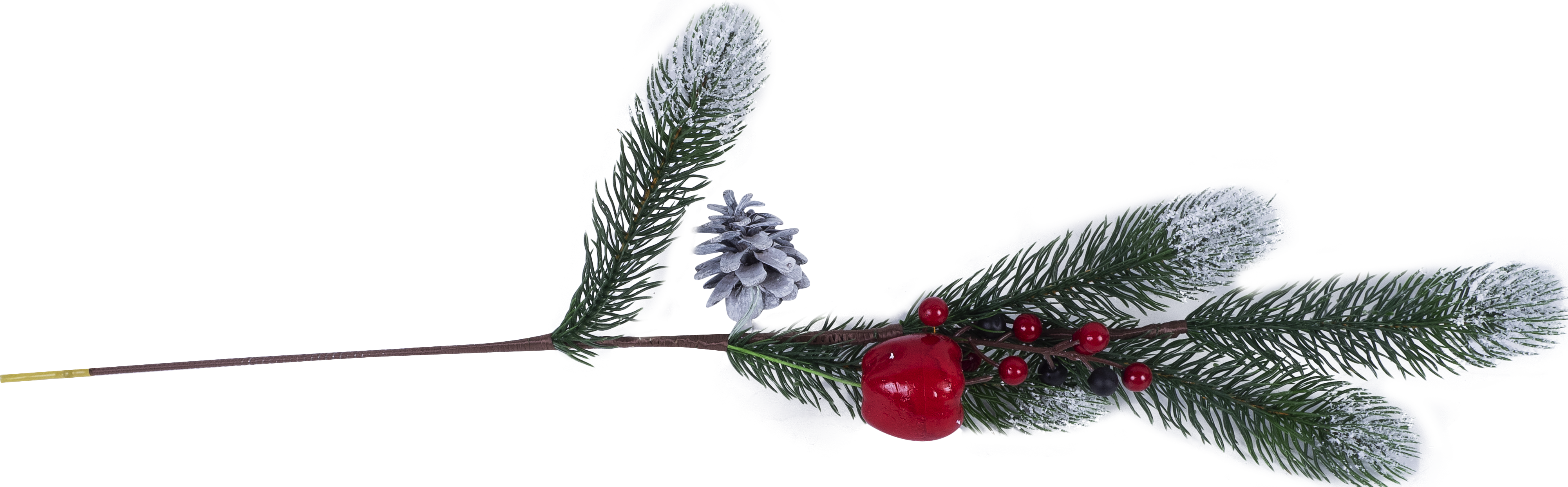 Изображение товара Украшение «Ветка снежная с ягодами», 62 см