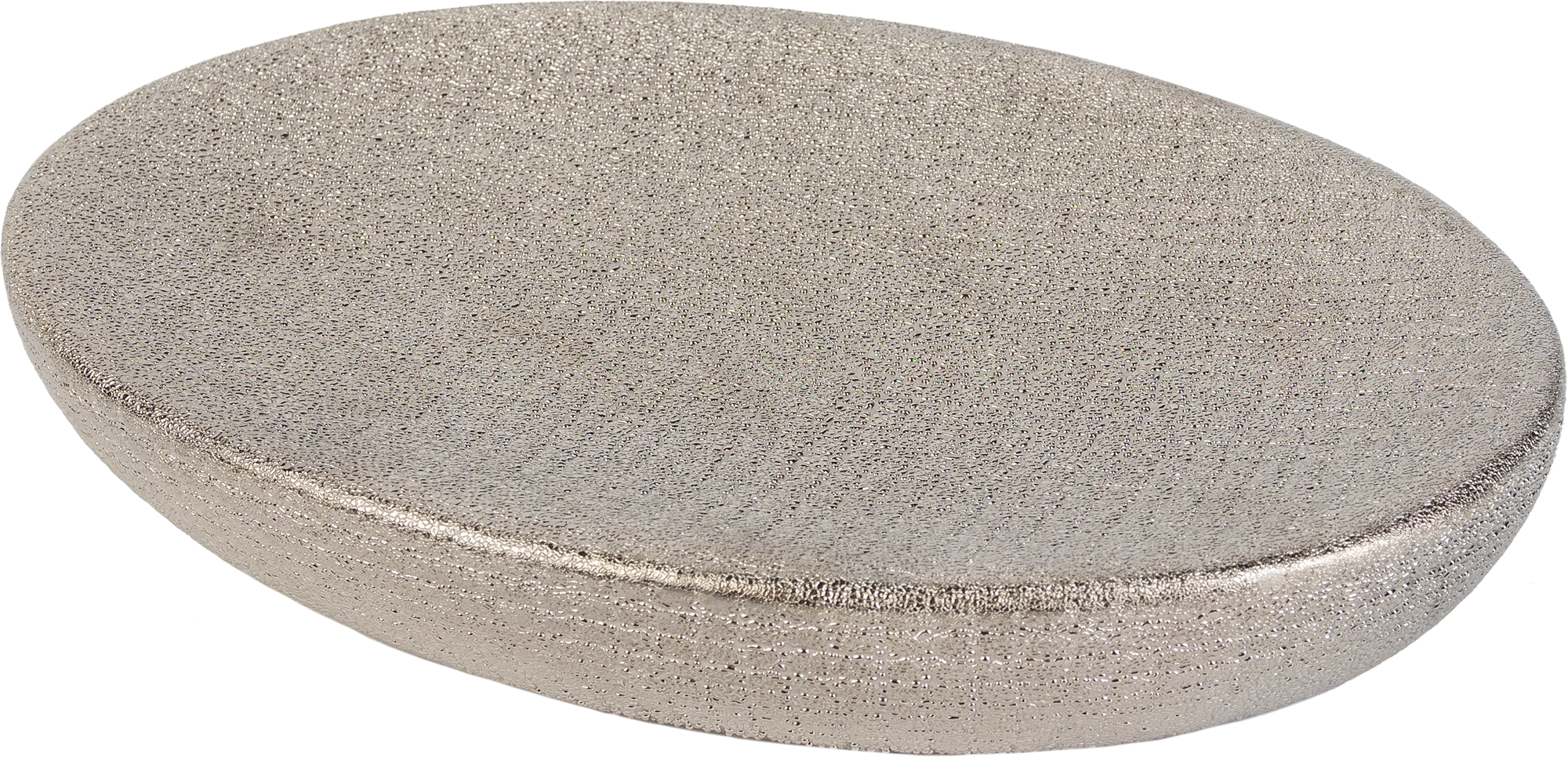 Изображение товара Мыльница PROFFI HOME Silver из керамики серебристая 15,5х2,7х10 см