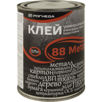 Изображение товара Универсальный водостойкий клей Рогнеда 88-Metal 0.75л для металла и пластика Изображение товара Универсальный водостойкий клей Рогнеда 88-Metal 0.75л для металла и пластика
