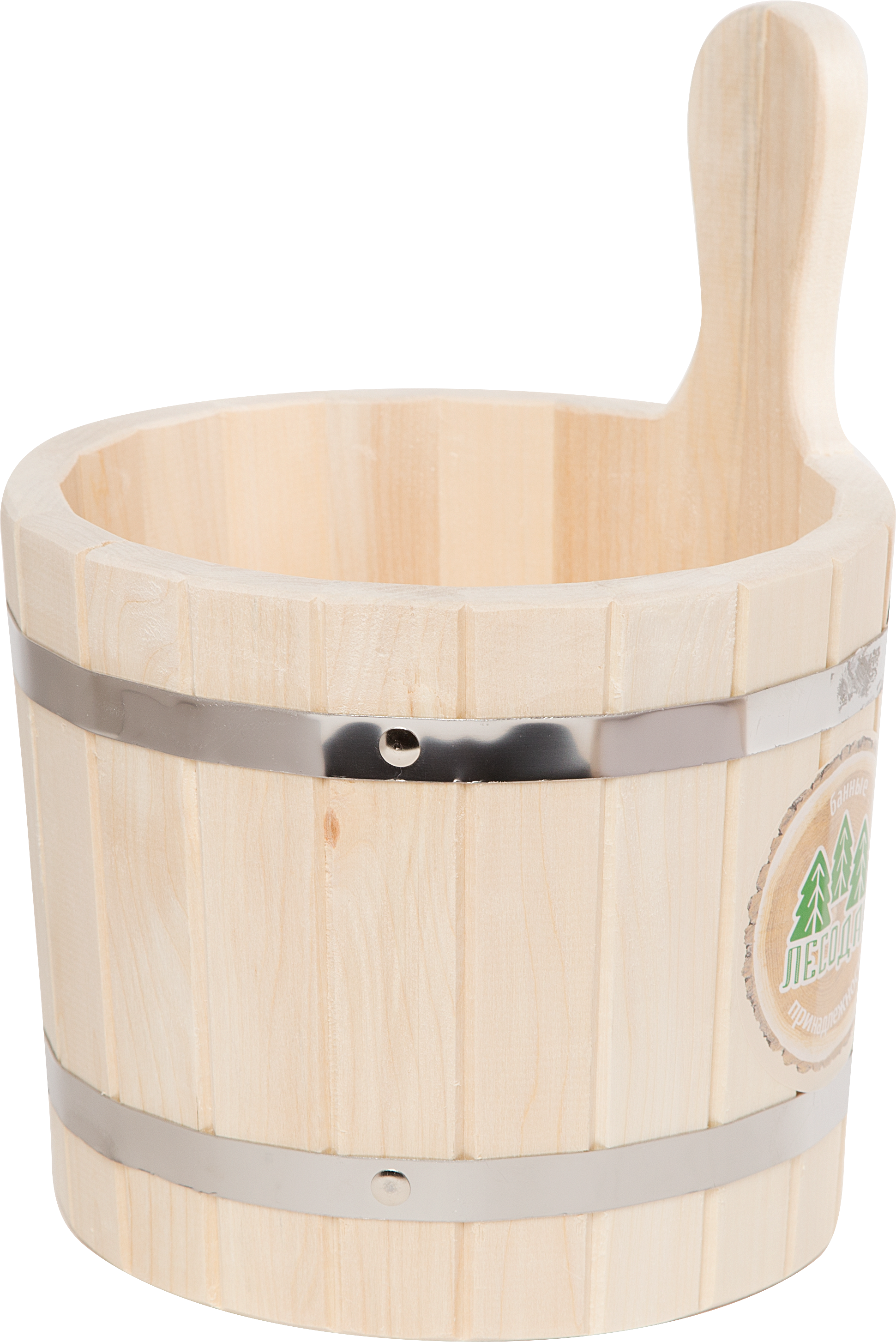 Изображение товара Ушат для бани 5 л липа