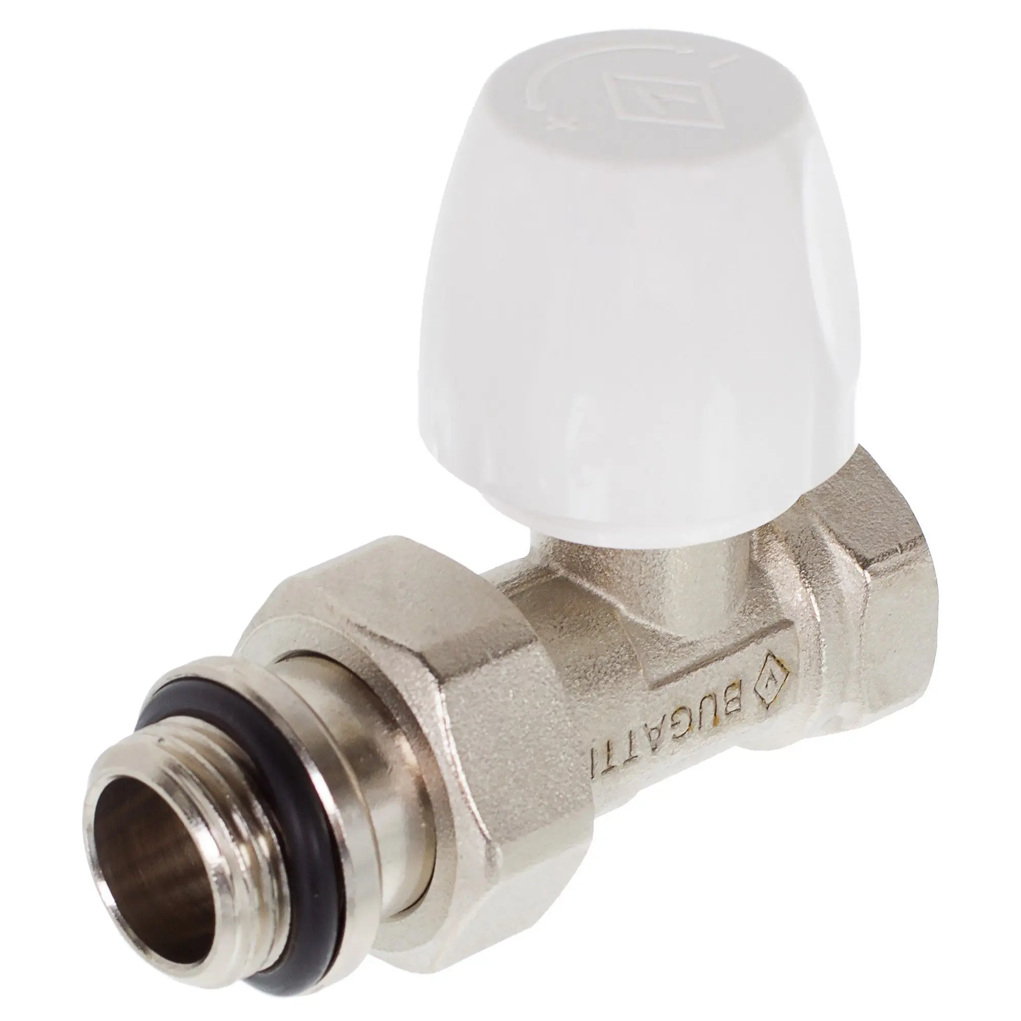 Клапан для радиатора прямой Bugatti 1/2" латунь