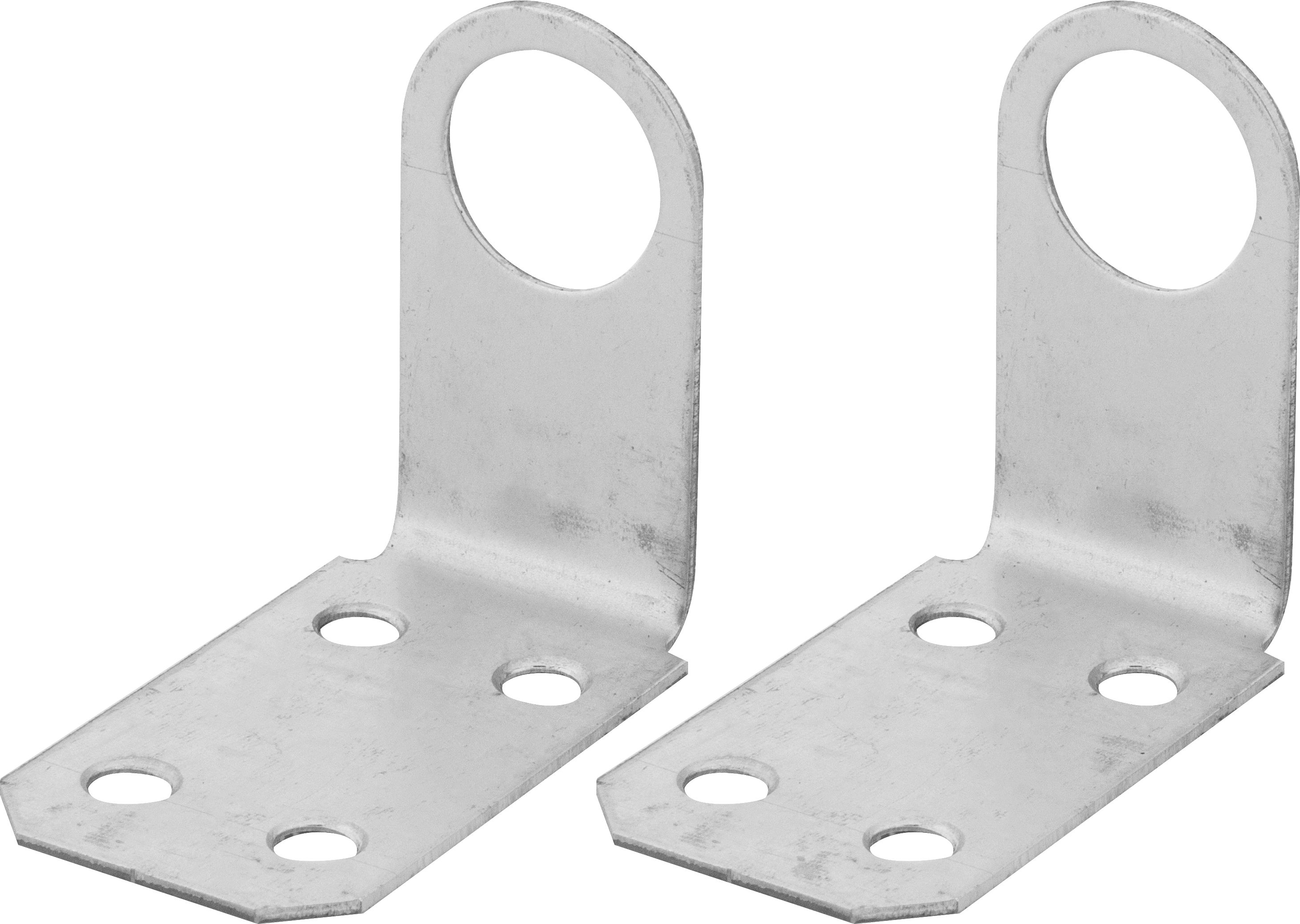 Проушина для замка угловая 50x45x30x1.2 мм оцинкованная сталь