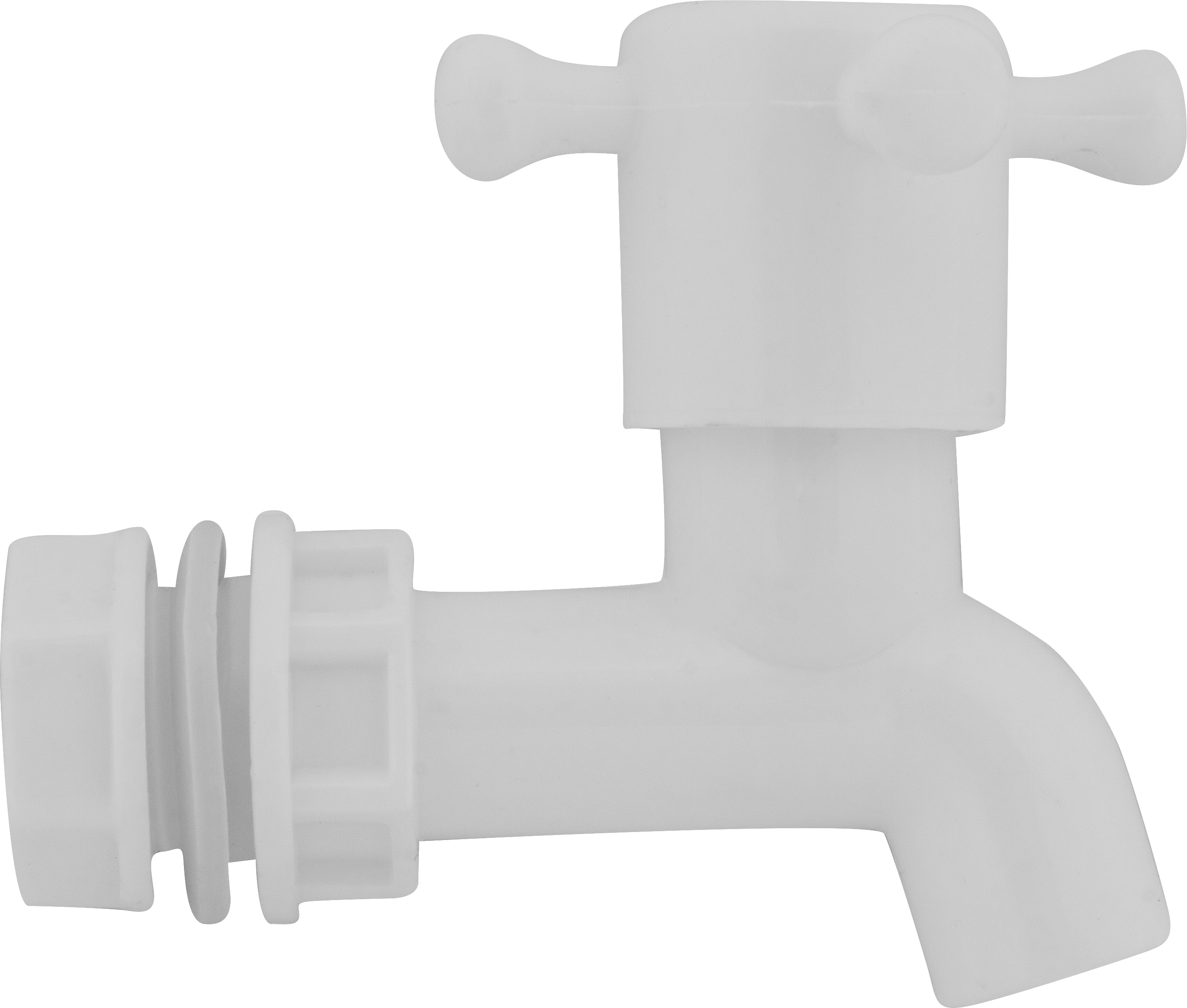 Изображение товара Водоразборный кран 1/2 из полипропилена для рукомойника Россия