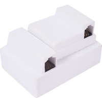 Изображение товара Вилка-адаптер телефонная цвет белый