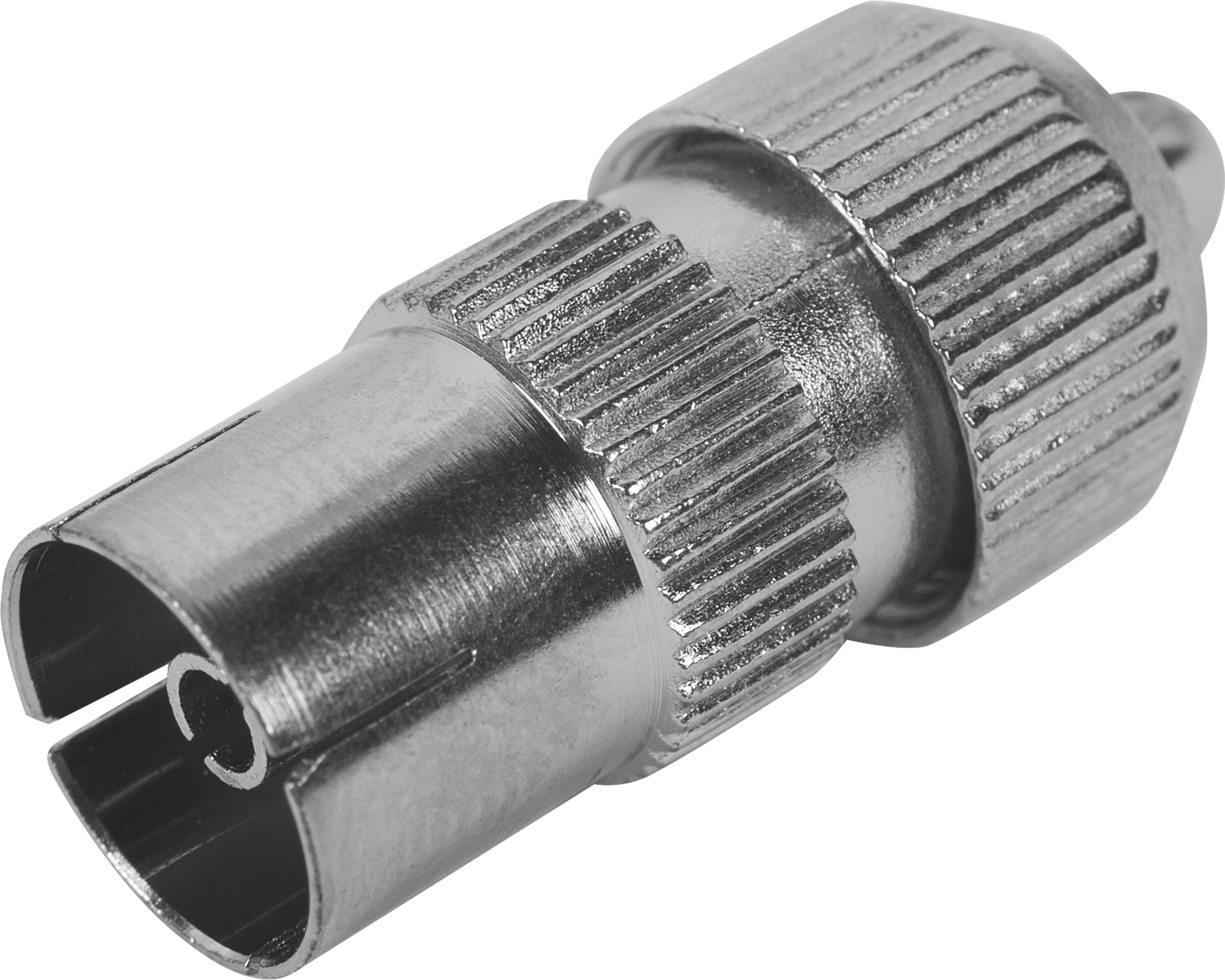 Изображение товара Разъём антенный металлический OXION для внутреннего подключения