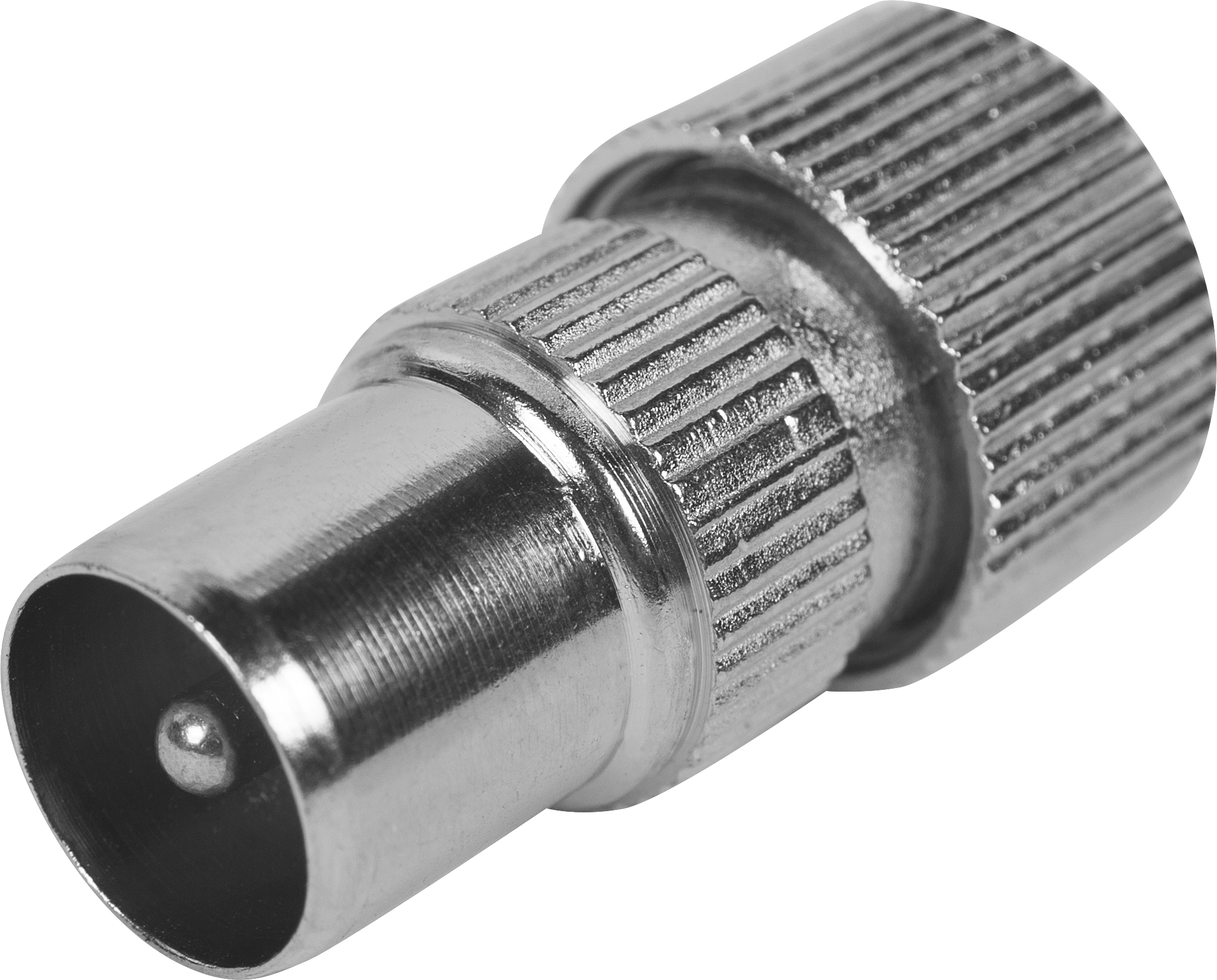 Изображение товара Металлический антенный штекер OXION OX-JCK01 для надежного подключения антенны