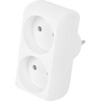Изображение товара Разветвитель Старт SA1/2 2 розетки без заземления 10 А цвет белый