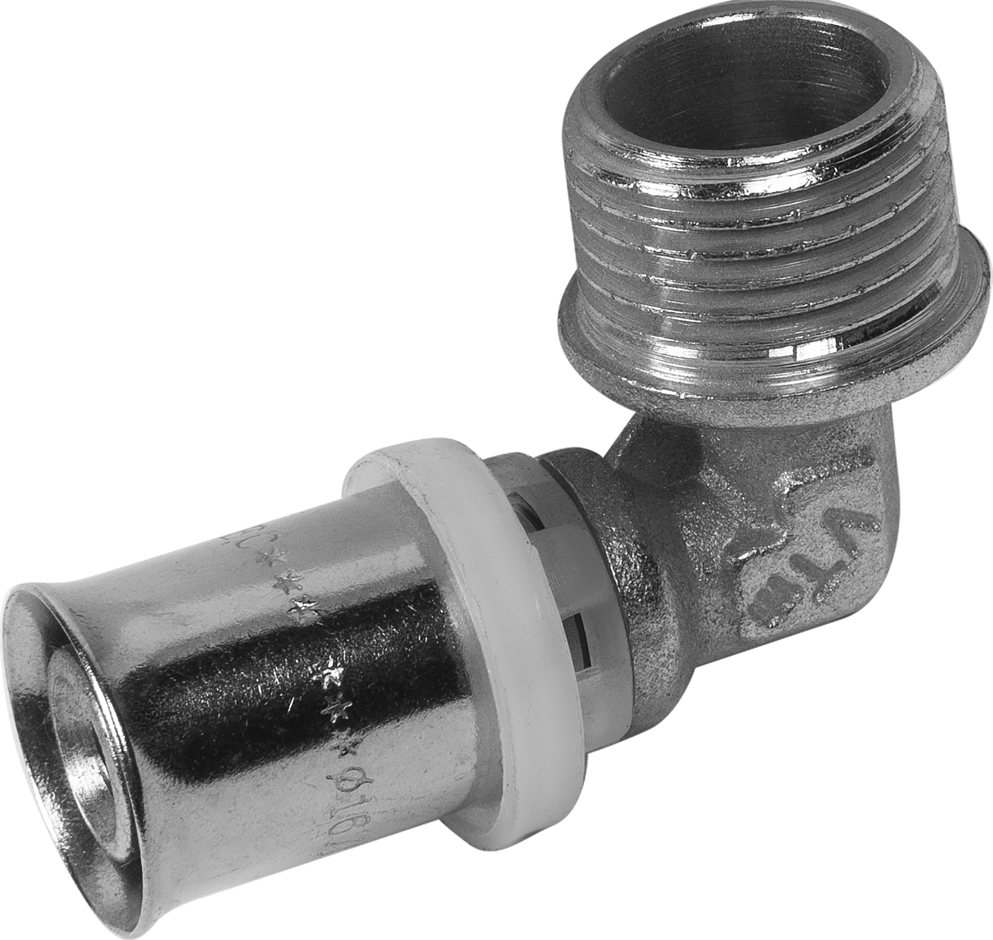 Изображение товара Угол комбинированный 90° Valtec 1/2"x16 мм НР латунь VTM.253.N.001604