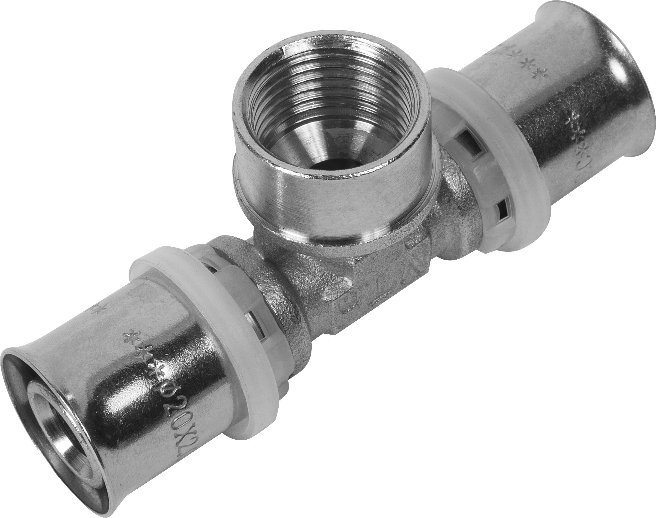 Изображение товара Тройник комбинированный Valtec 20x1/2"x20 мм латунь VTM.232.N.200420