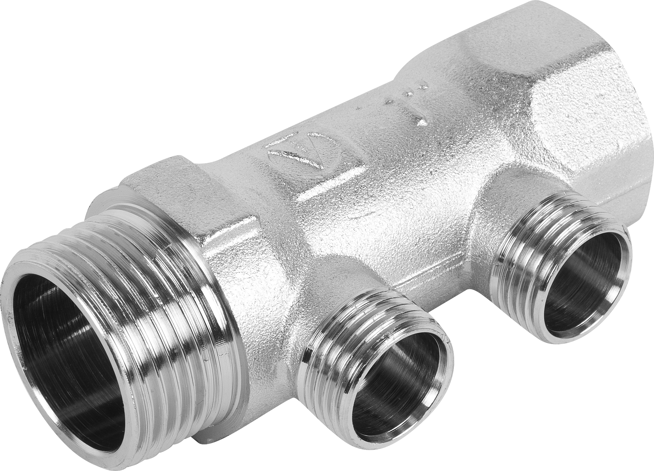 Изображение товара Коллектор Valtec 1" на 2 выхода 1/2" для отопления и водоснабжения