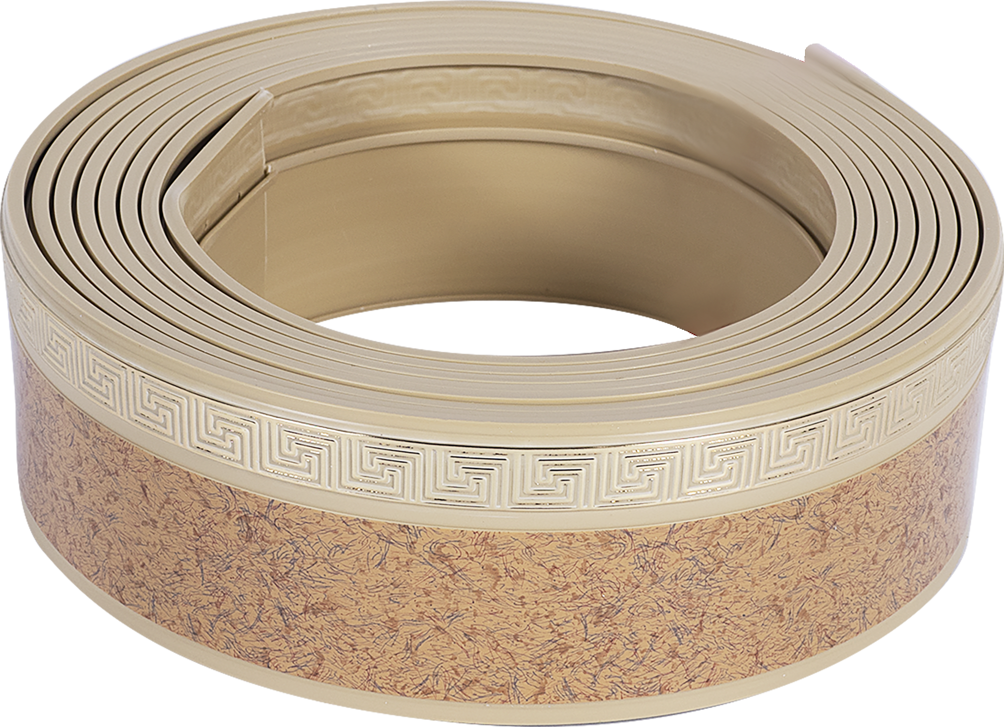 Бленда 5.5x350 см пластик цвет песочный/бежевый