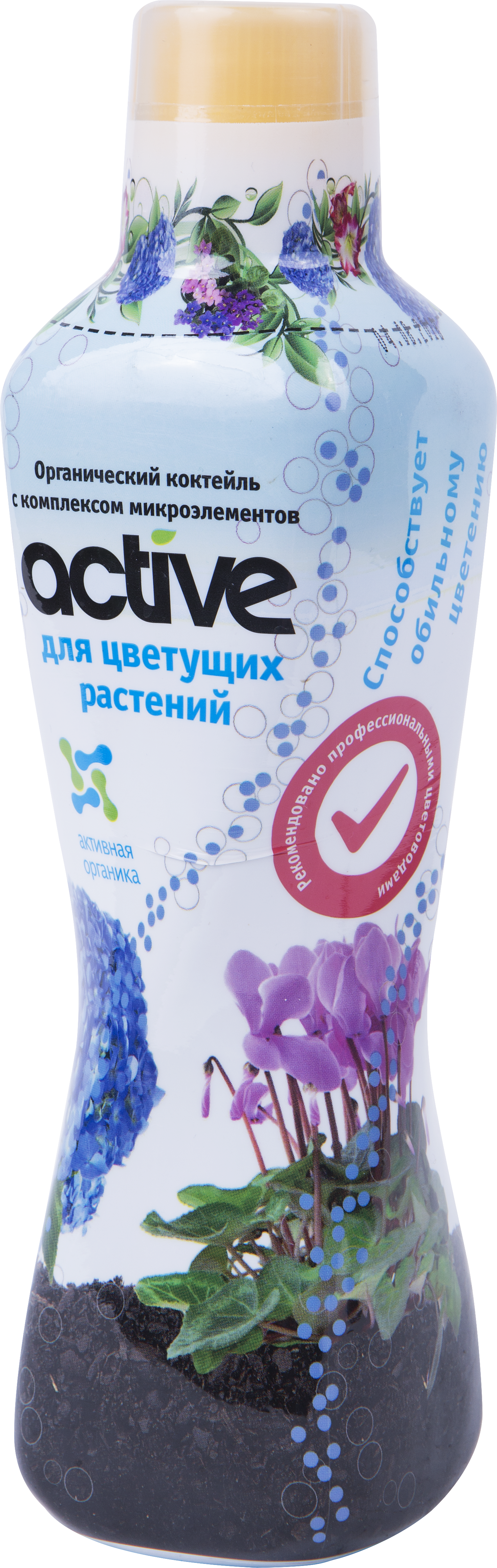 Изображение товара Удобрение Active для цветущих растений 0. 5 л - комплексное жидкое питание для яркого цвета