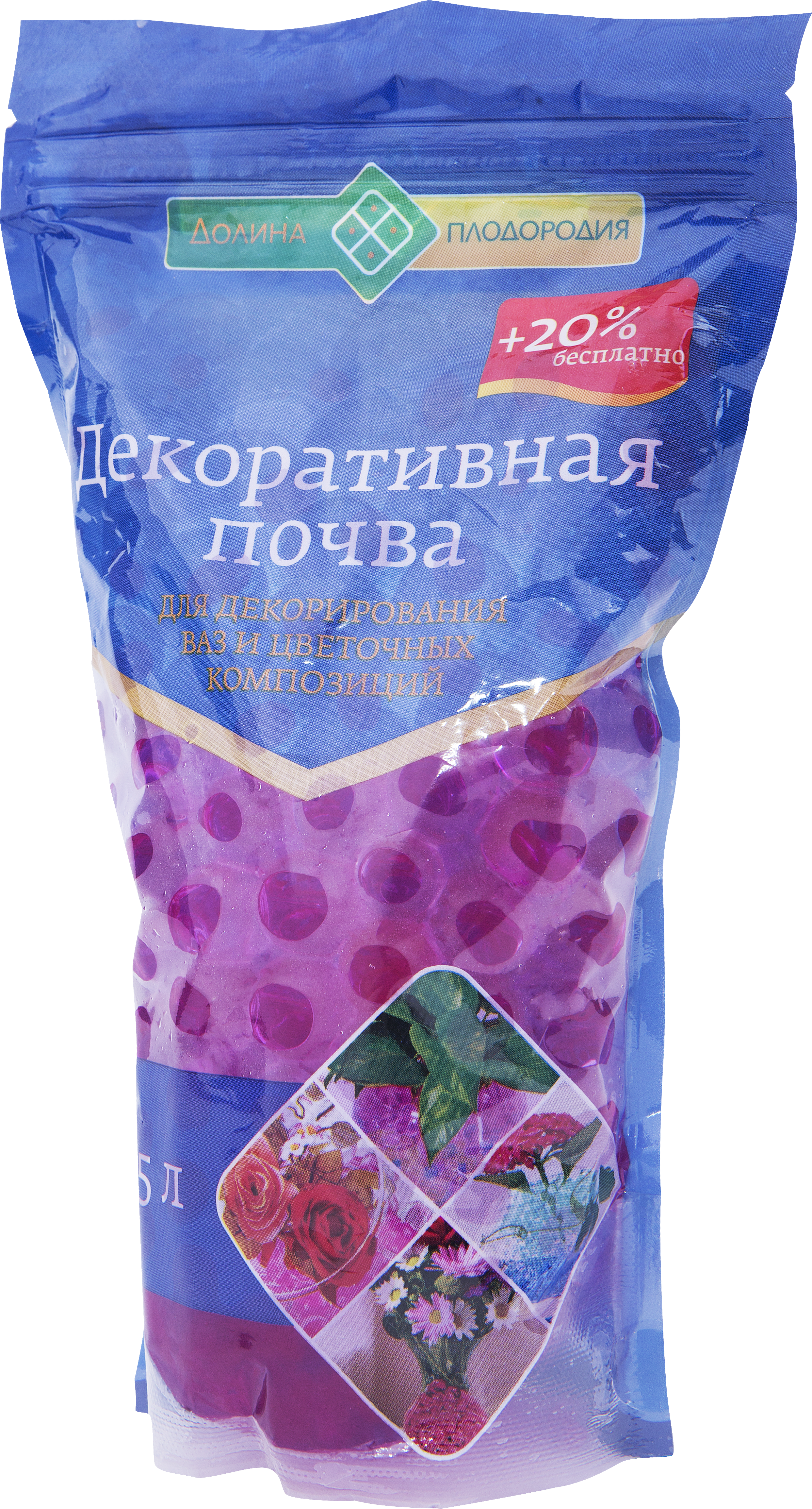 Изображение товара Декоративная почва-гель «Жемчужина» 0.5 л