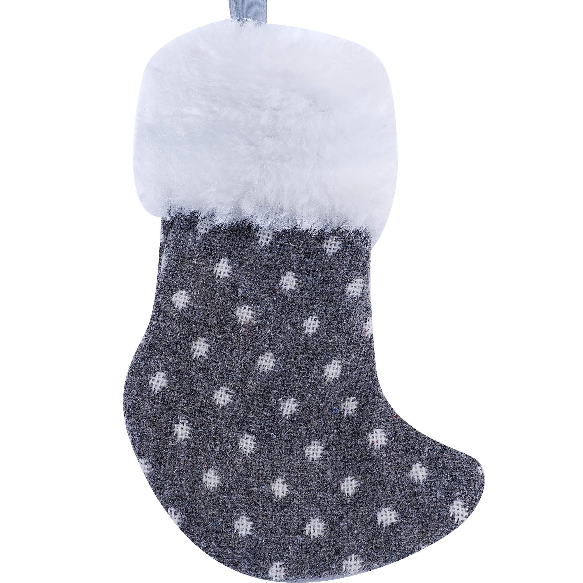 Изображение товара Ёлочное украшение «Носок серый»